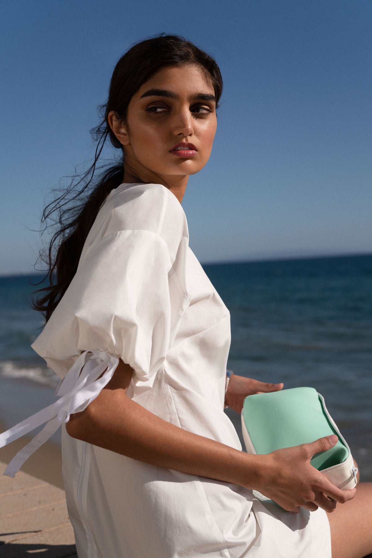 The Ansea The Shift Dress - White
