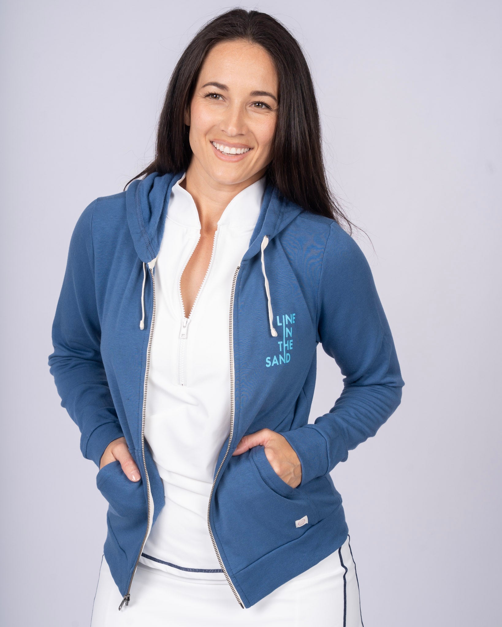 Line In The Sand Afternoon Zip Hoodie