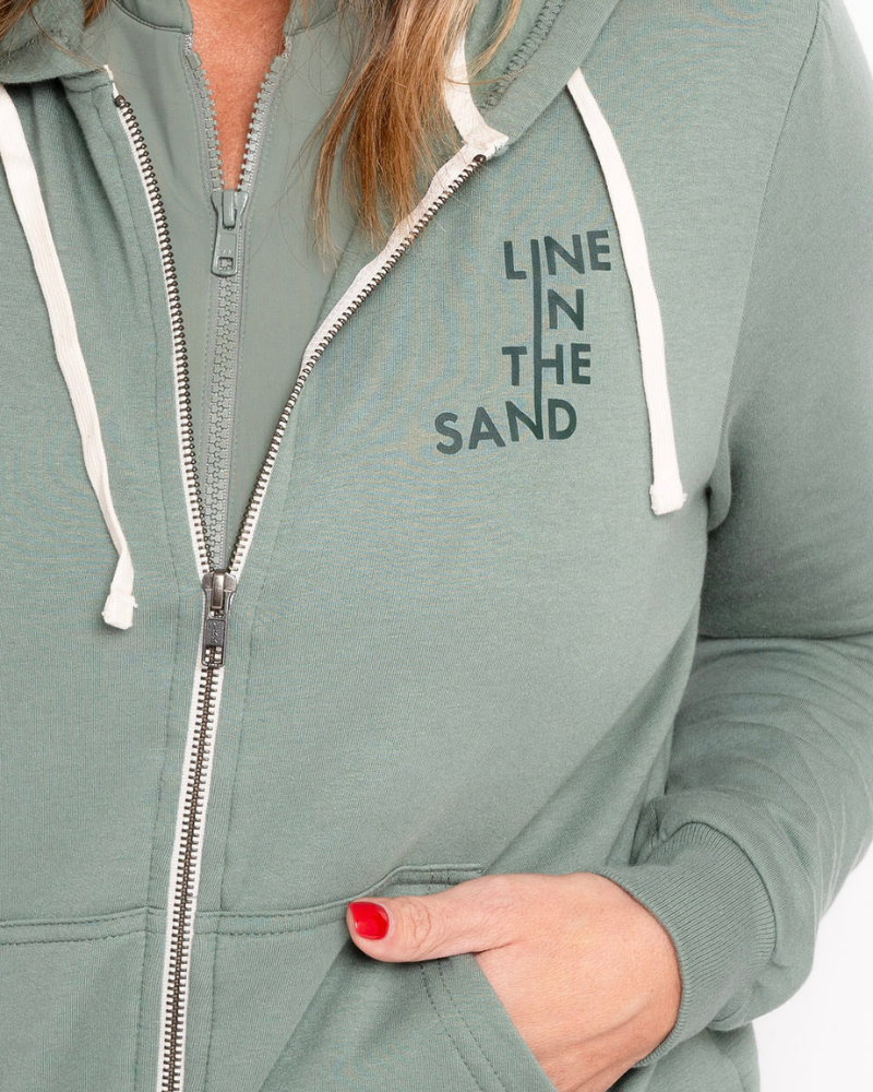 Line In The Sand Afternoon Zip Hoodie