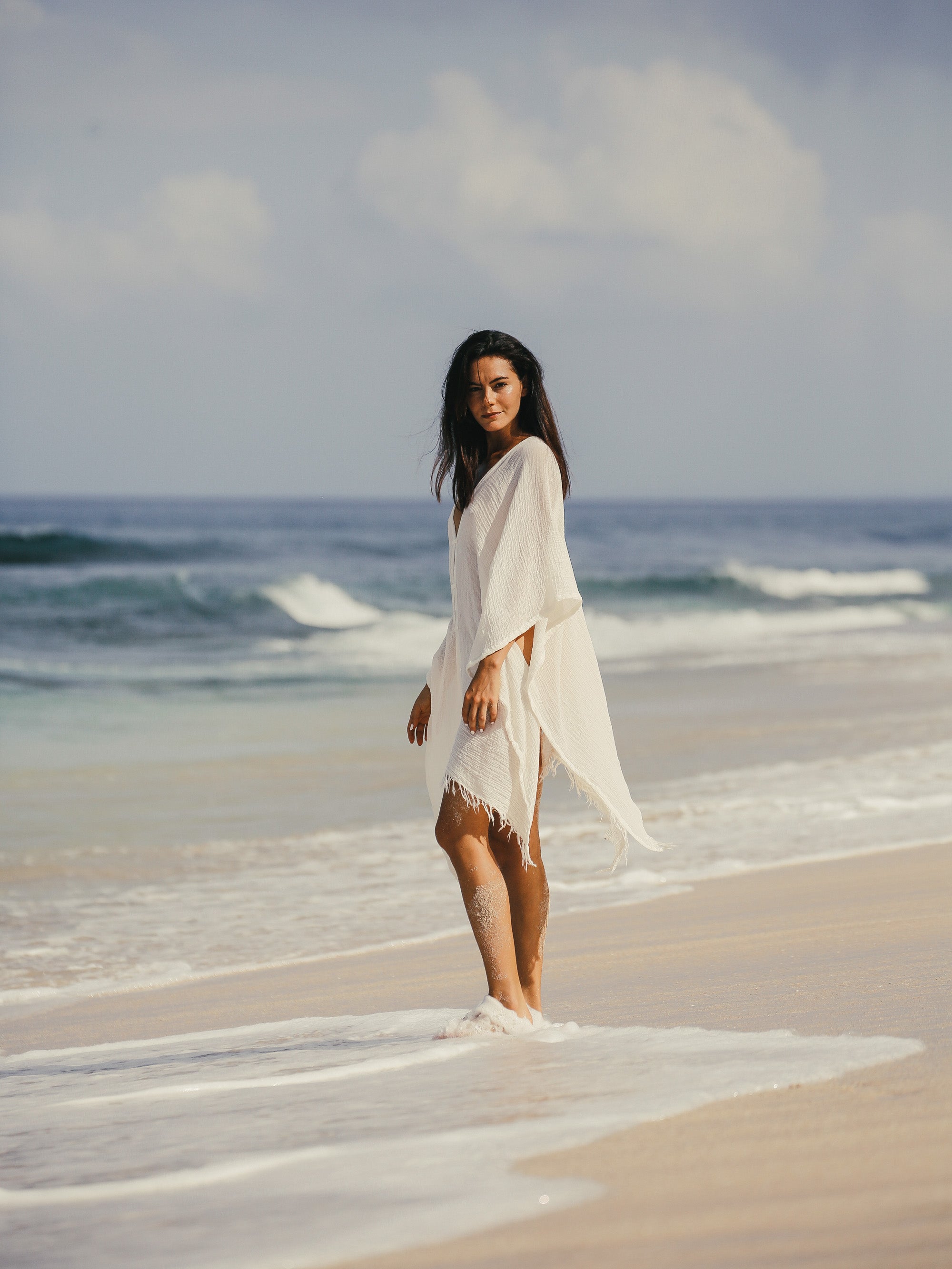 The Handloom Ava Kimono Natural