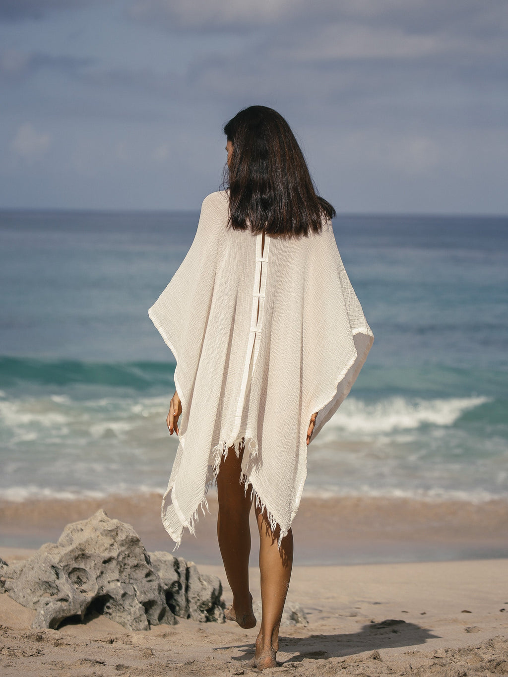 The Handloom Ava Kimono Natural