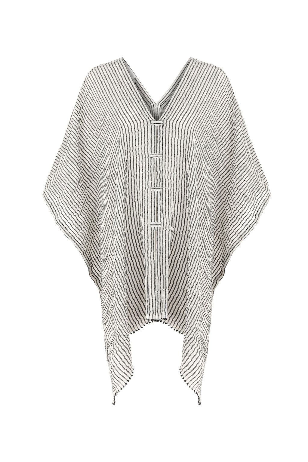 The Handloom Ava Kimono Black Stripes