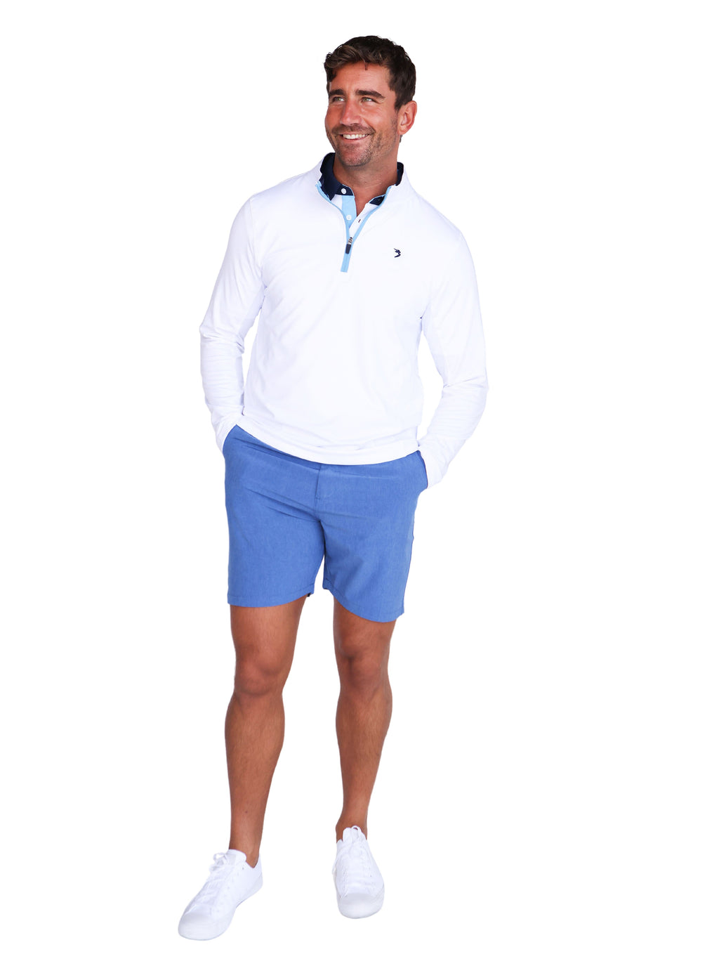 White Water Bayport Shorts, Light Blue