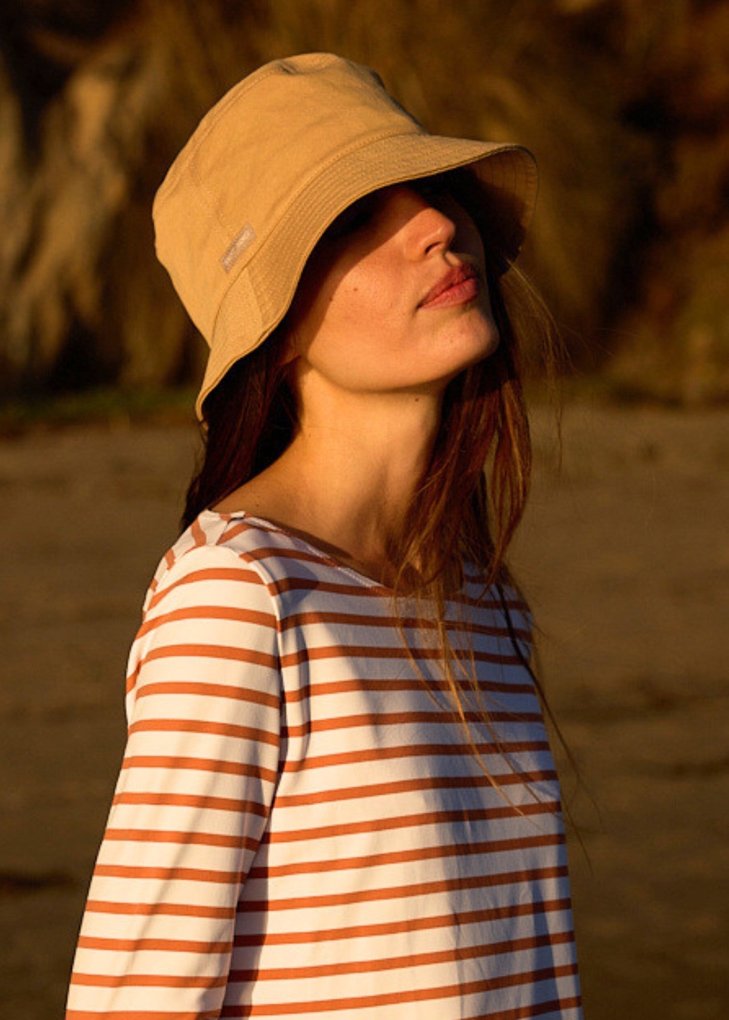 Saint James BOB Cotton Bucket Hat (SAIL CANVAS)