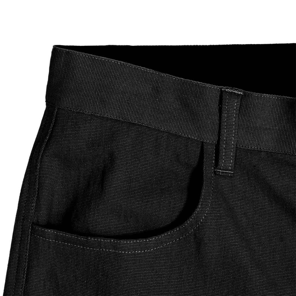 WorkHorse Stretch Canvas Short - Pure Black