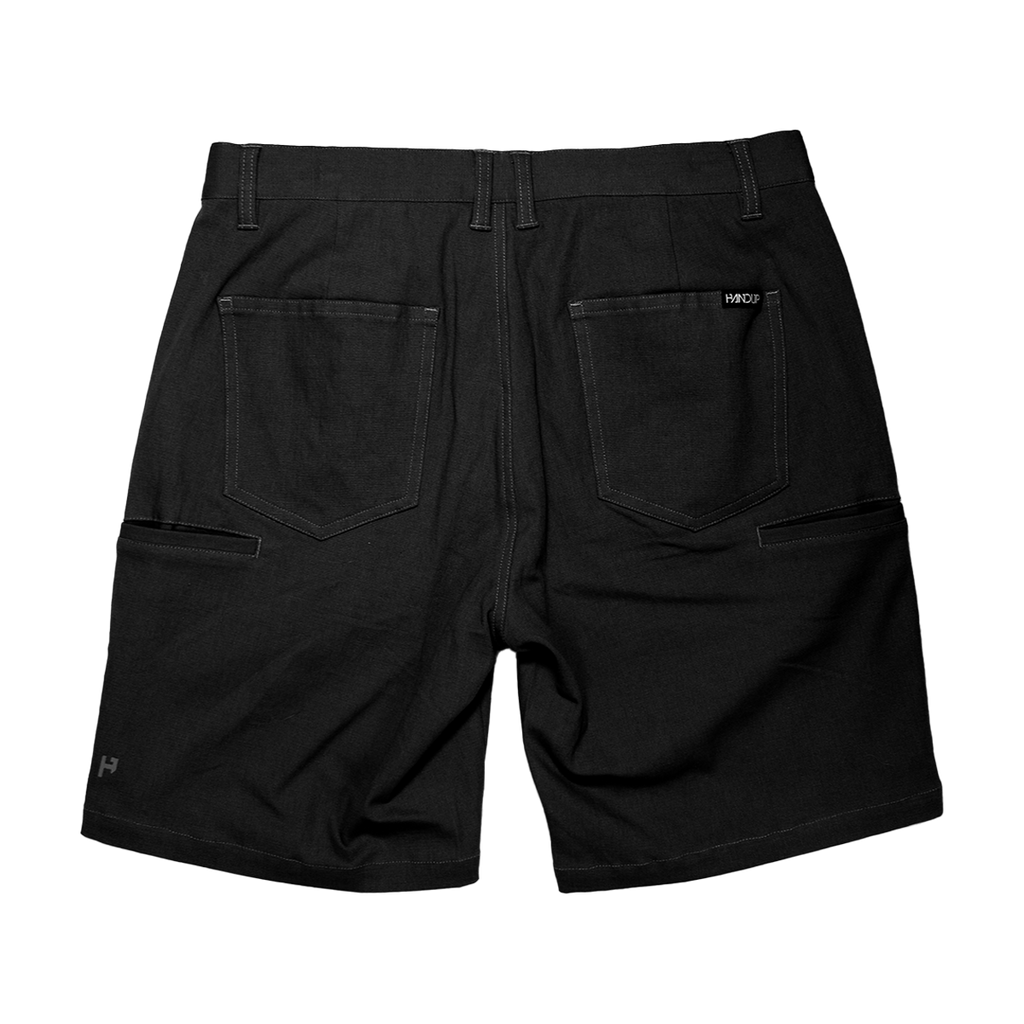 WorkHorse Stretch Canvas Short - Pure Black
