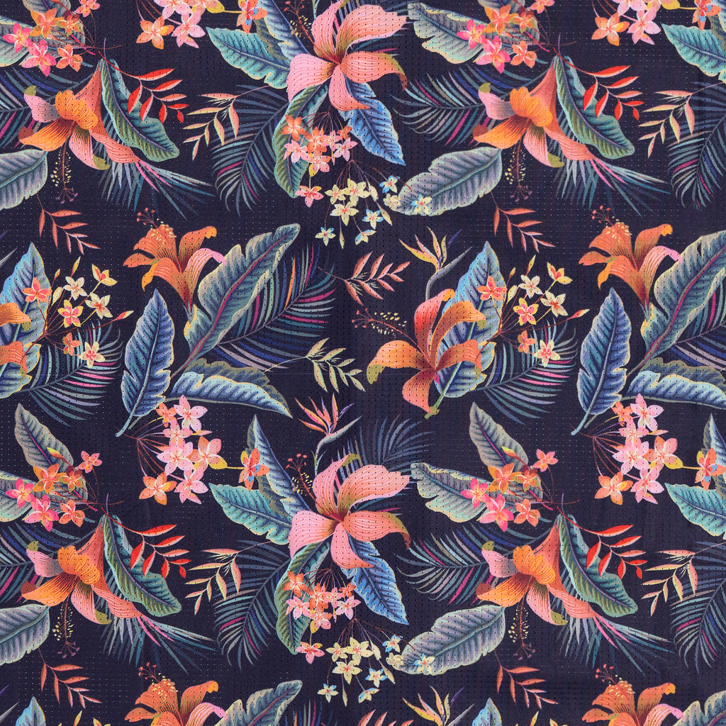 FlexGRID Button Up - Midnight in Maui