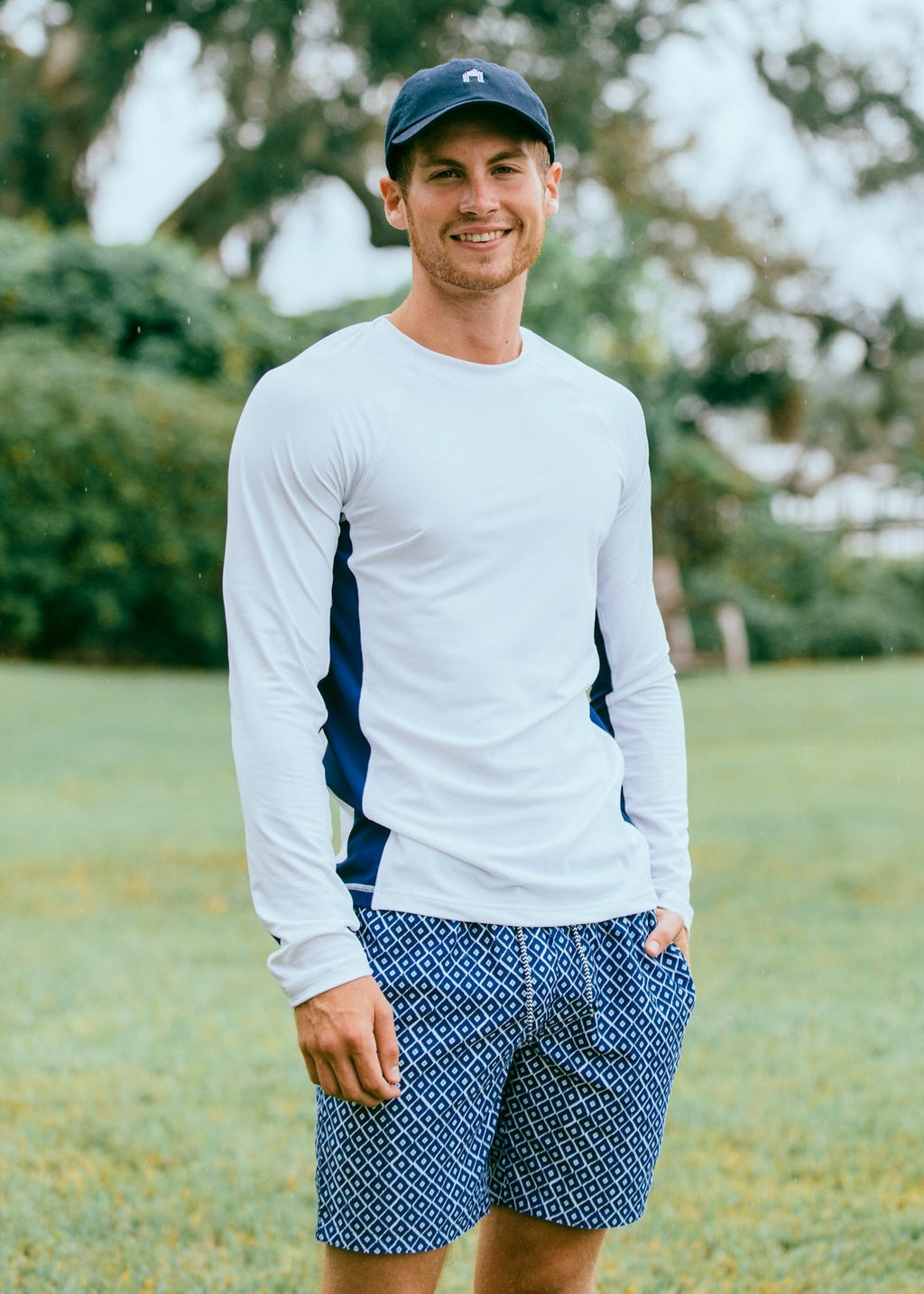 Cabana Life Baseball Hat, Navy