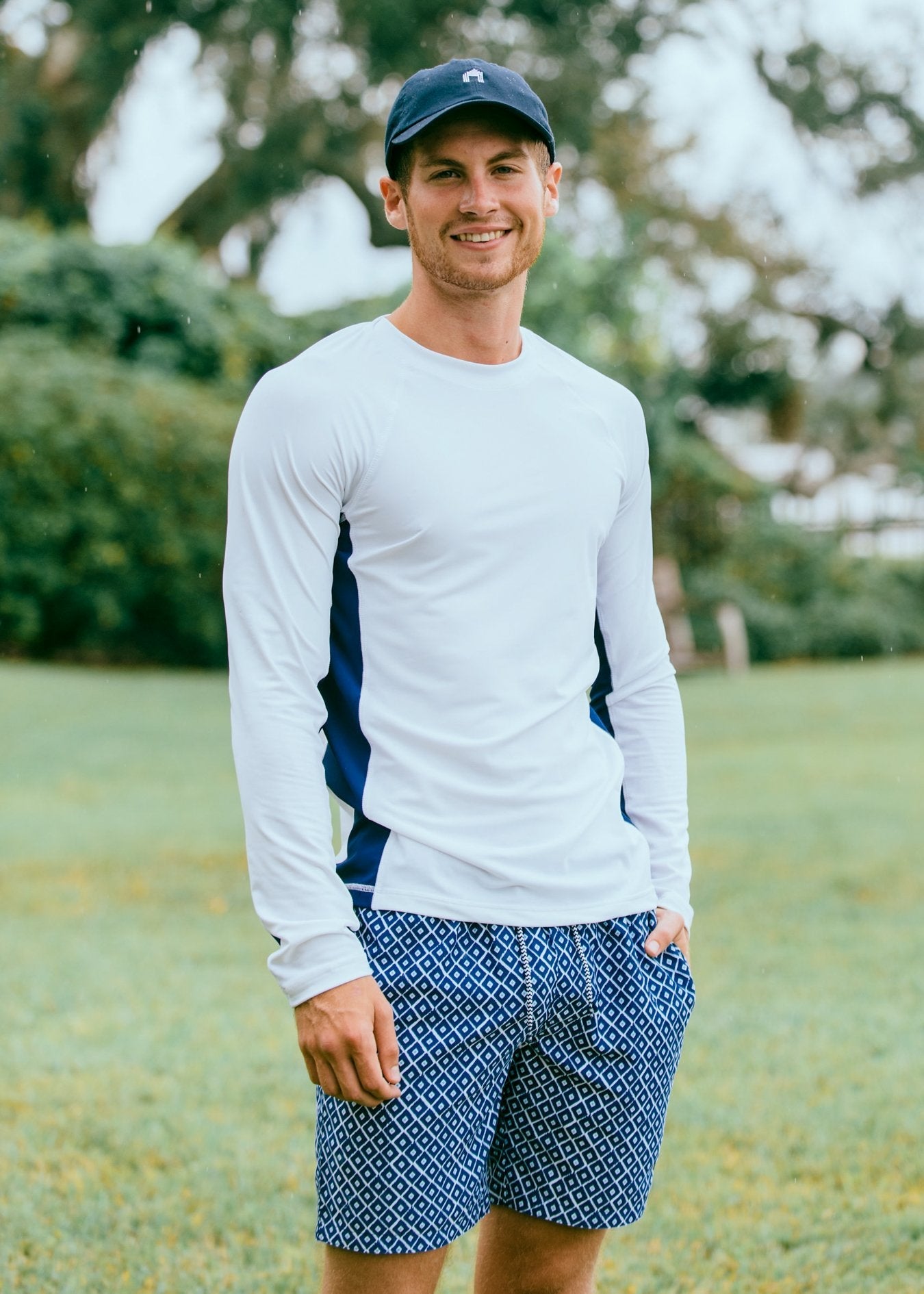 Cabana Life Baseball Hat, Navy