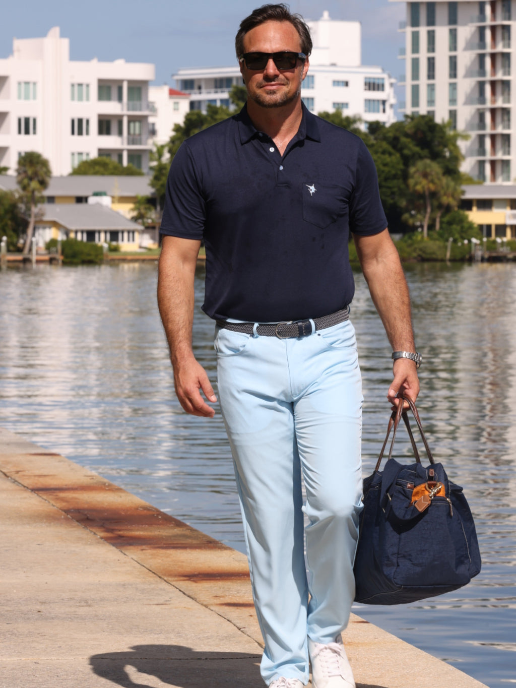 White Water Charleston Polo, Navy