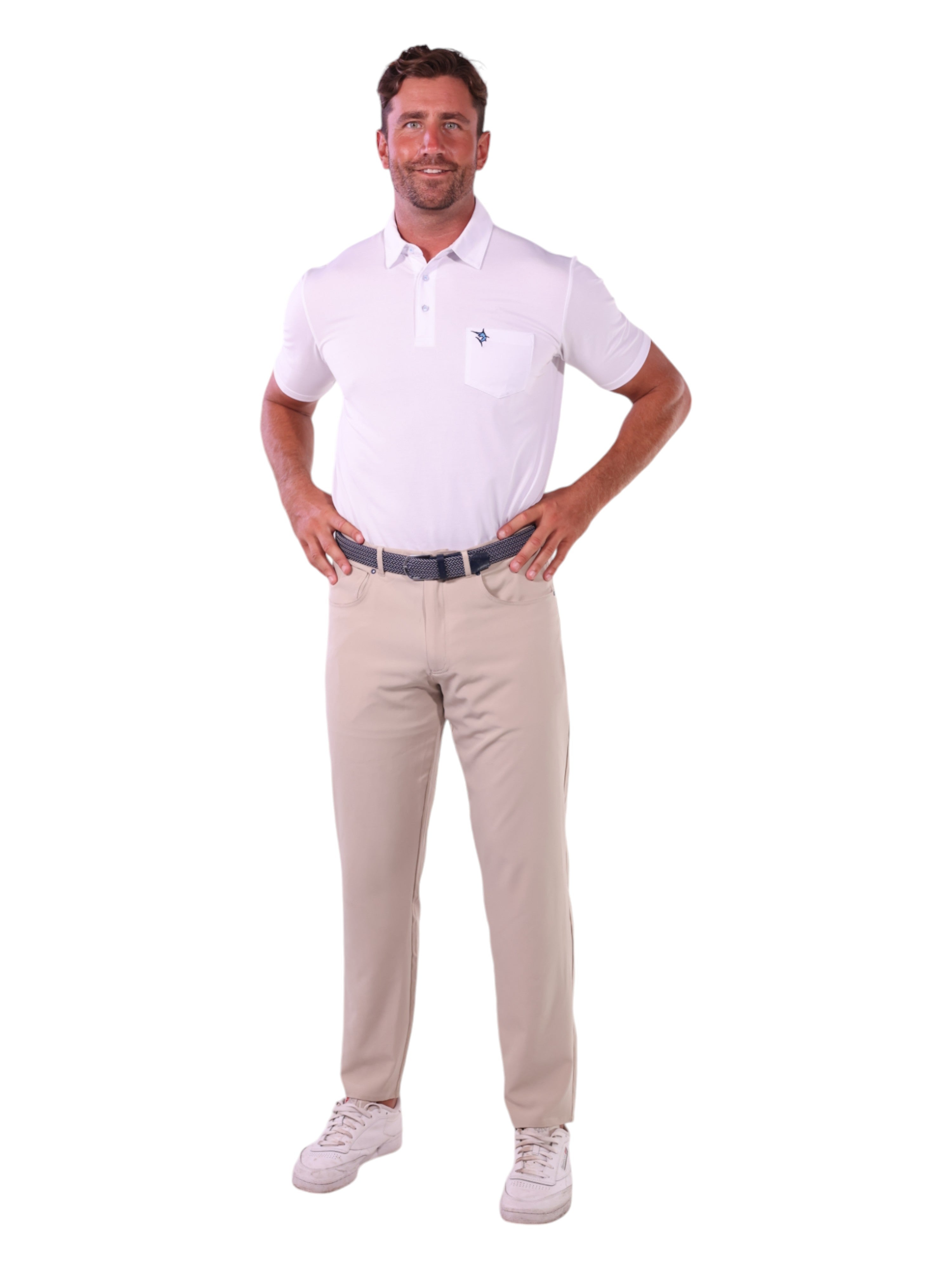 White Water Charleston Polo, White