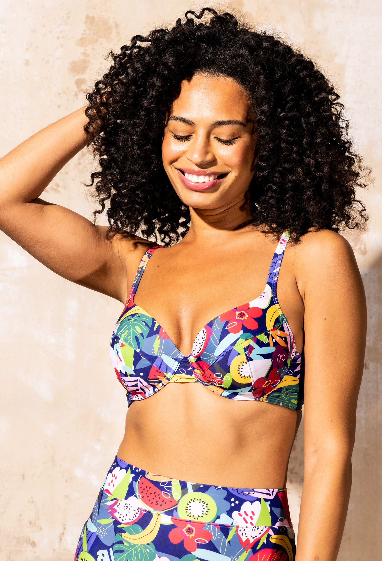 Coolibar Celeste Underwire Swim Bra Upf50 Adjustable Straps Superior Support For Women
