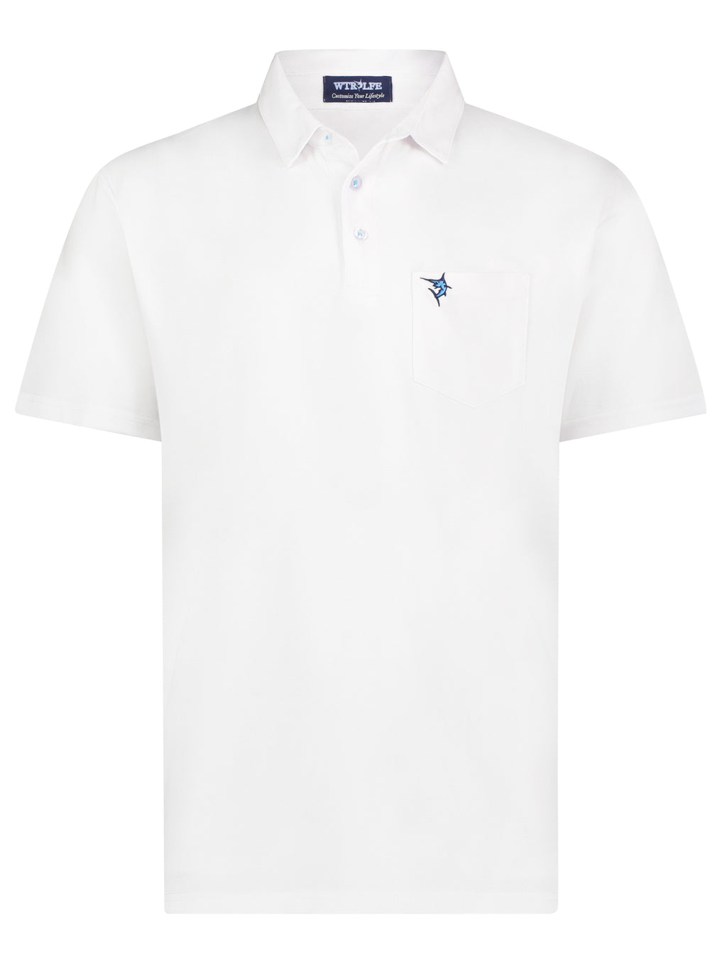 White Water Charleston Polo, White