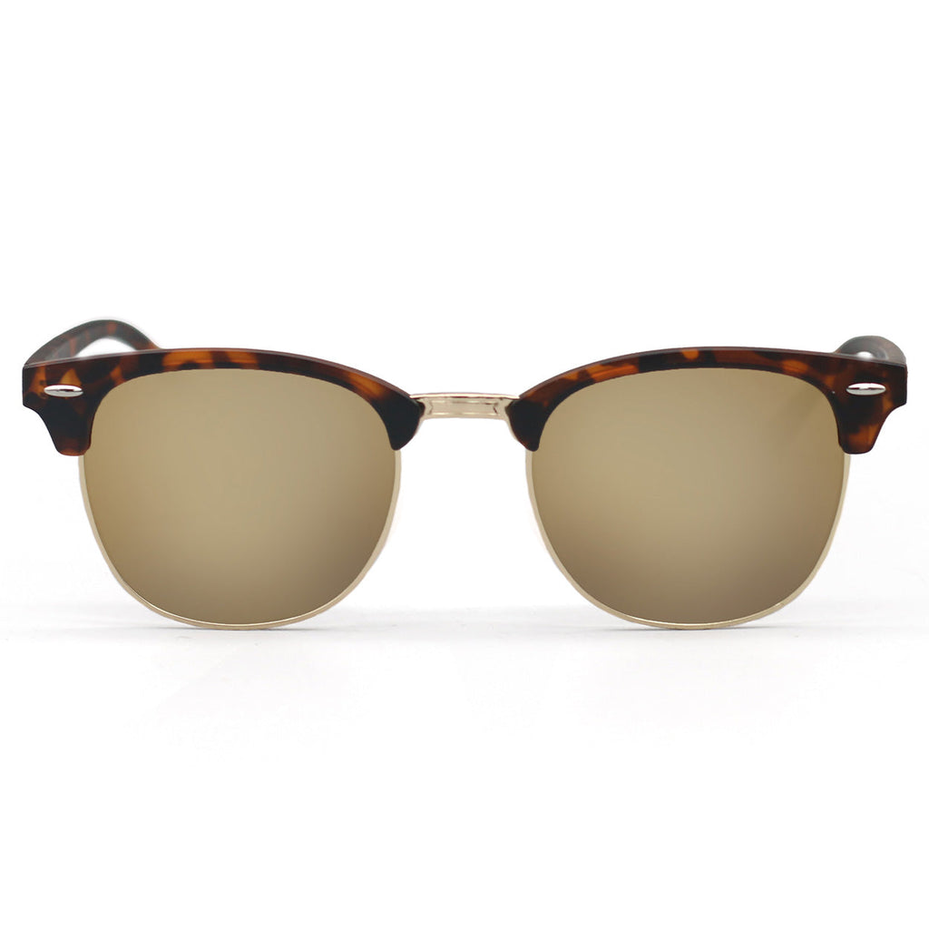 The Masters – Mirrored Brown Clubmaster Sunglasses