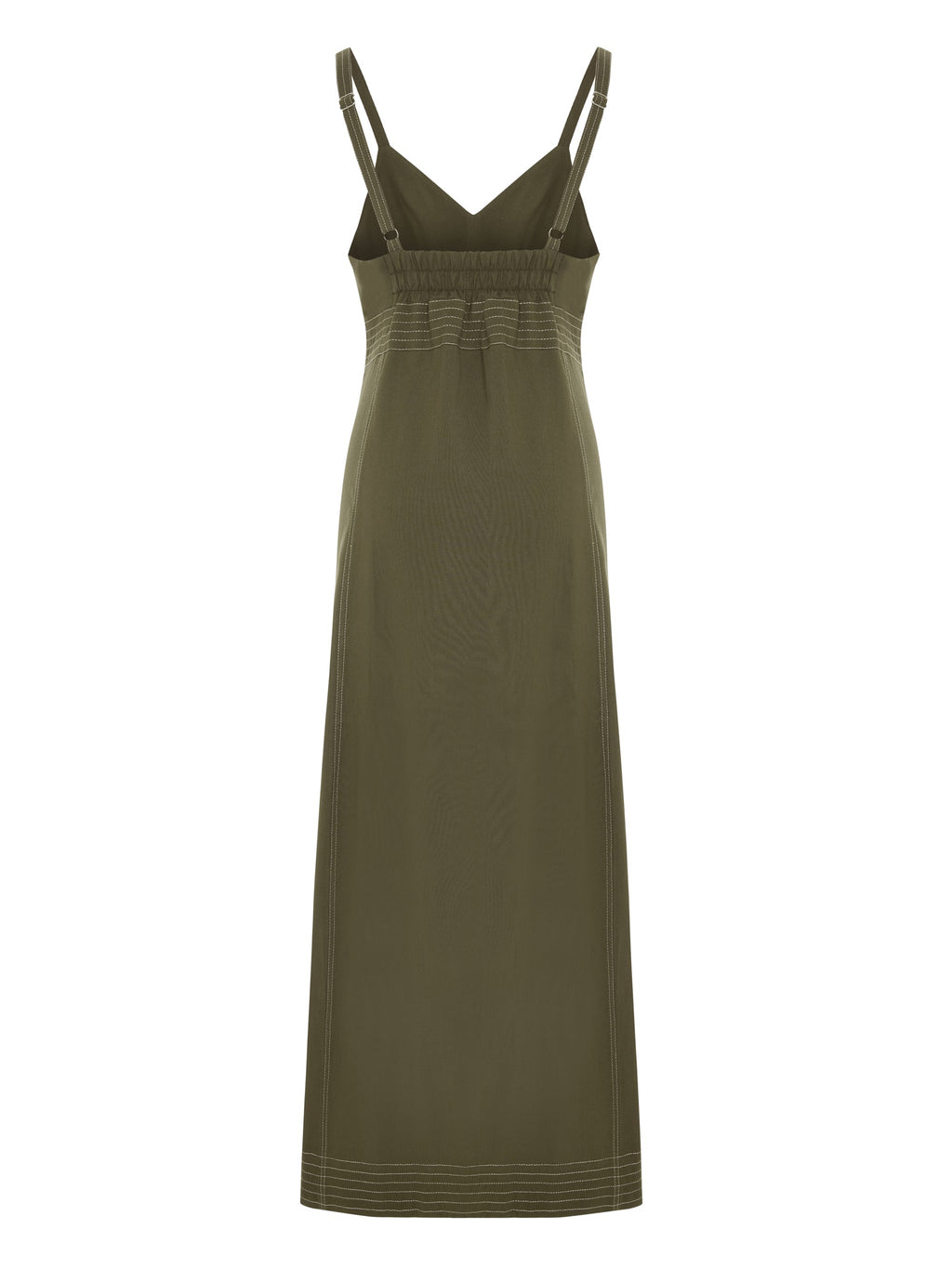 Eva Maxi Dress - Khaki Green