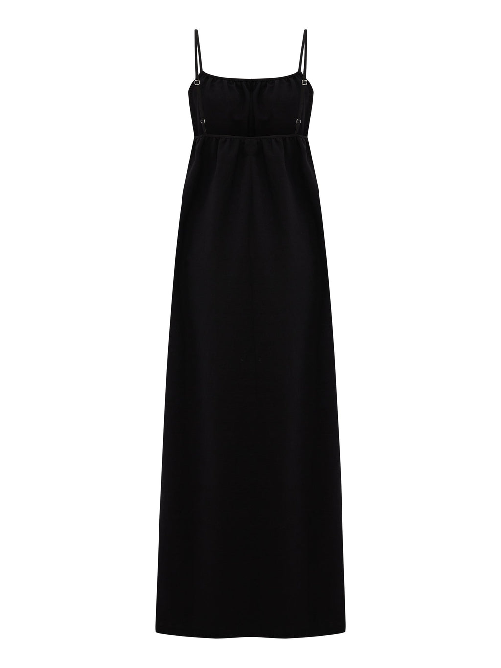 The Handloom Bliss Flow Maxi Dress Black