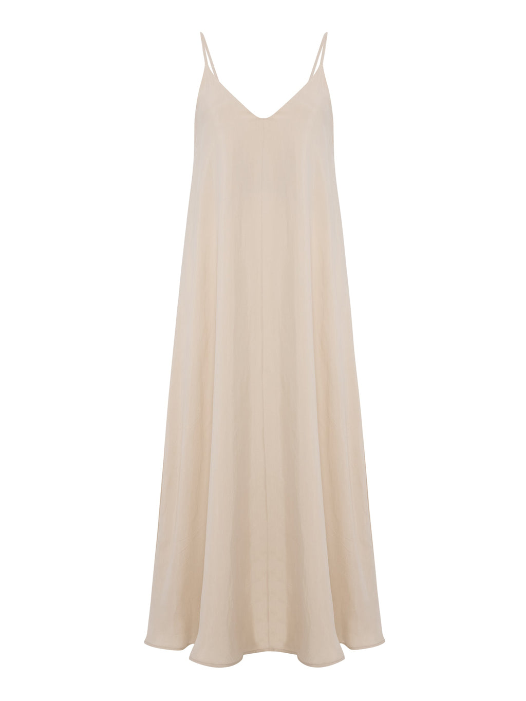 The Handloom Lucid Flow Maxi Dress Sand