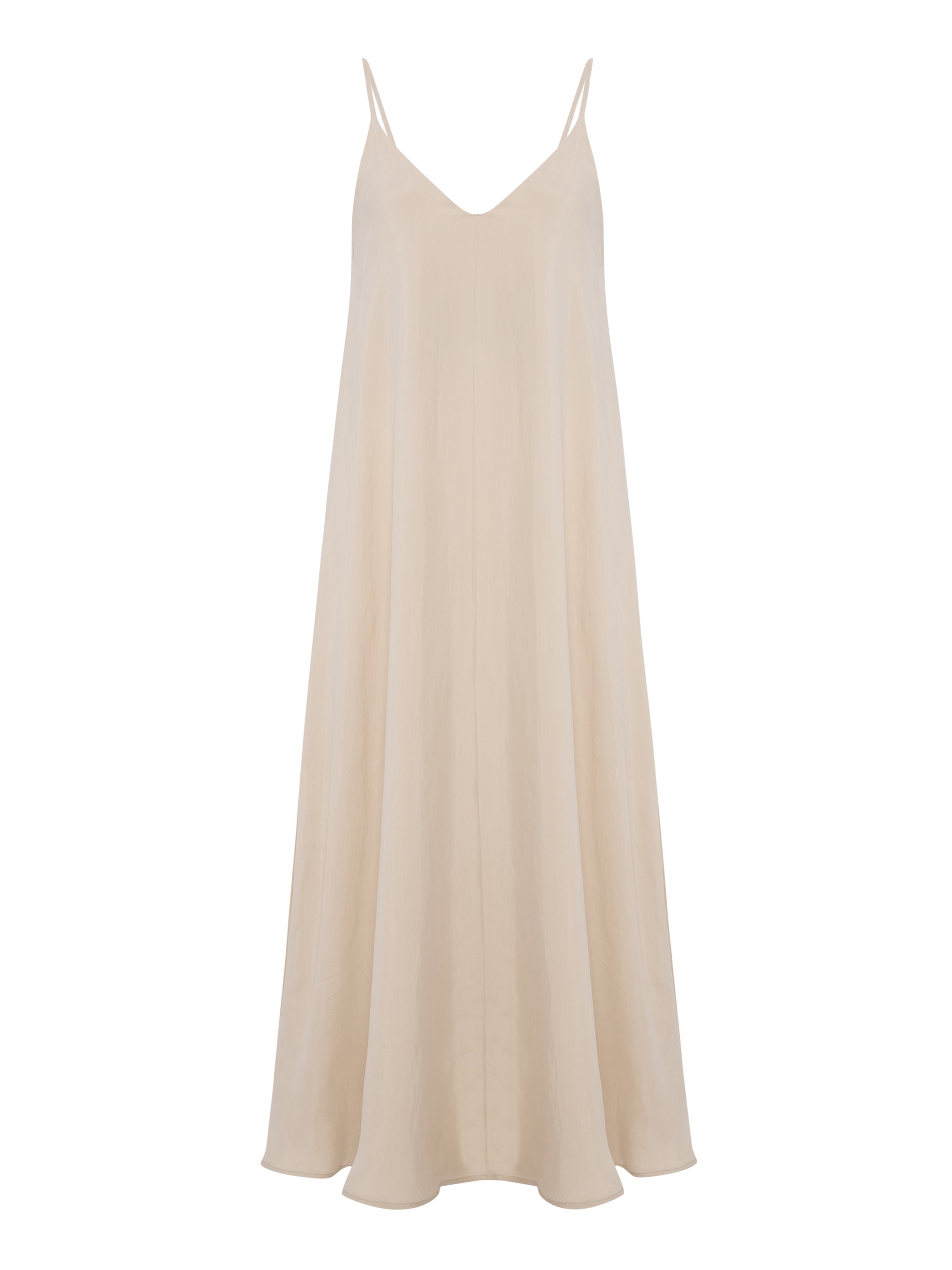 The Handloom Lucid Flow Maxi Dress Sand