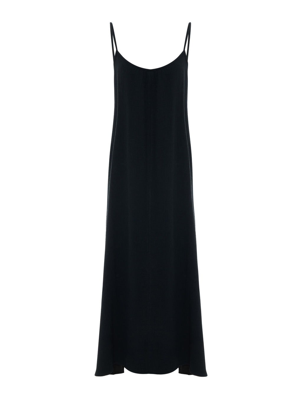 Aura Low Back Maxi Dress - Black