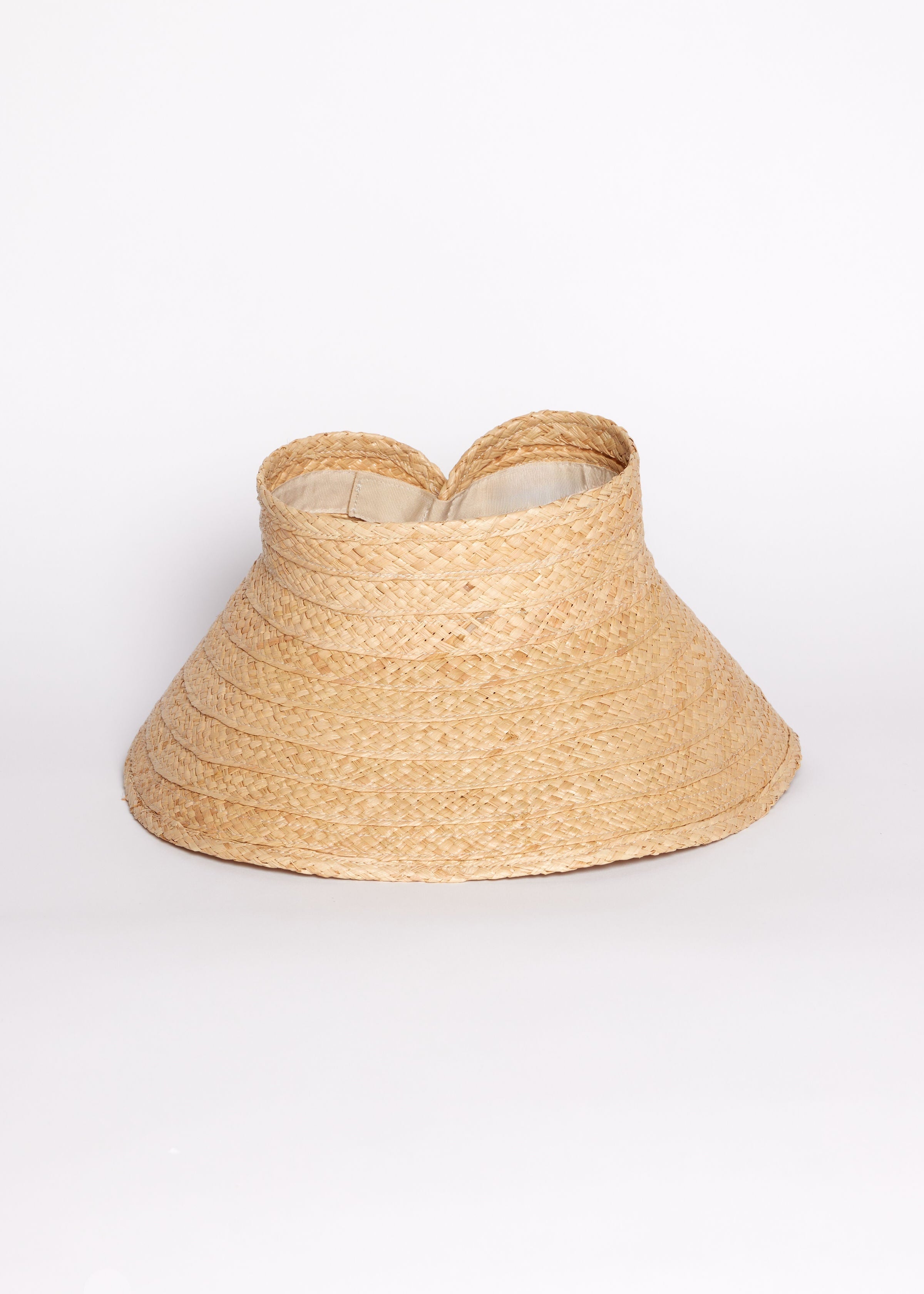 Hat Attack New York Roll Up Visor, Natural