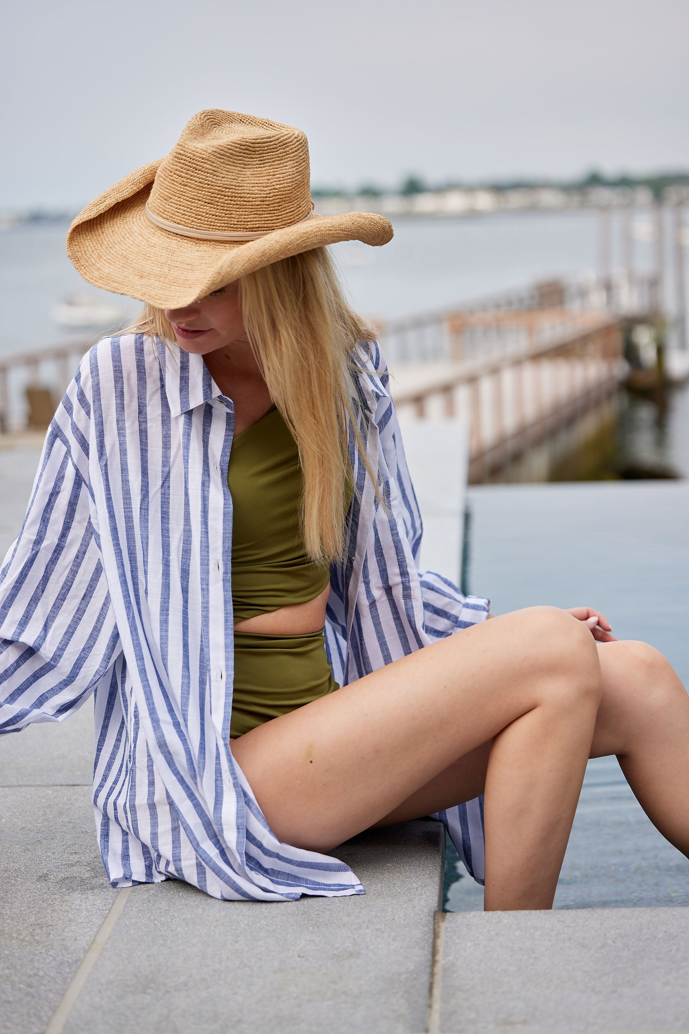 Hat Attack New York Printed Beach Shirt