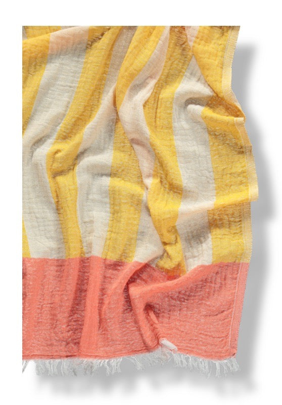 Hat Attack New York Stripe Turkish Towel