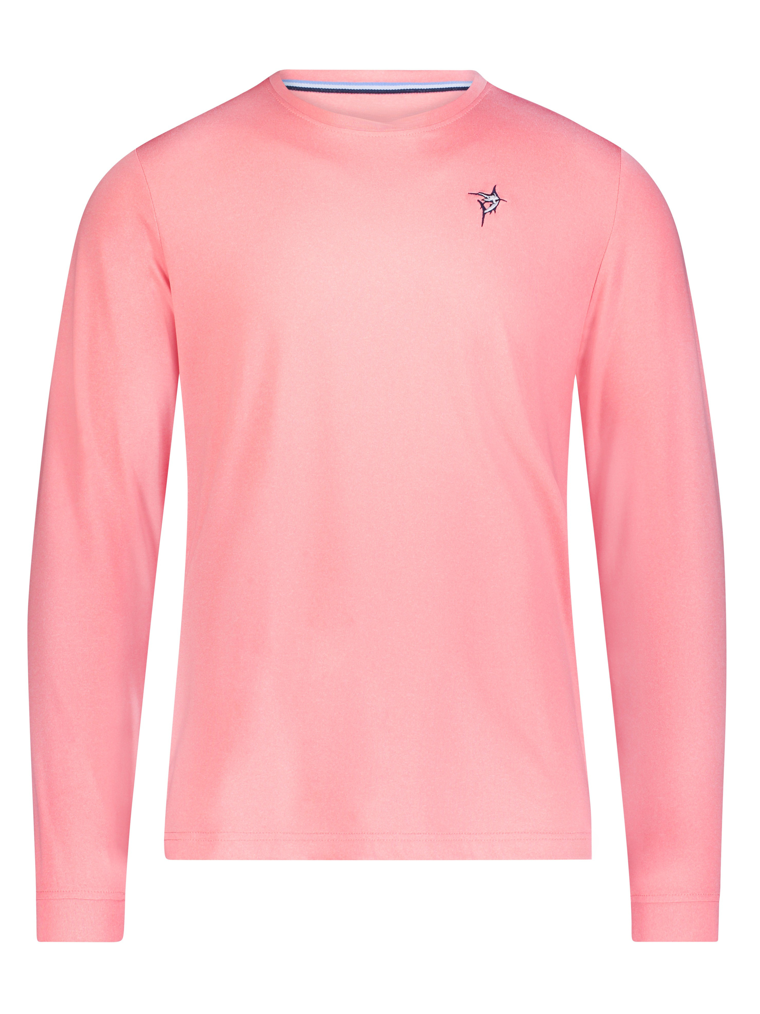 White Water Dockside Performance Long Sleeve, Coral
