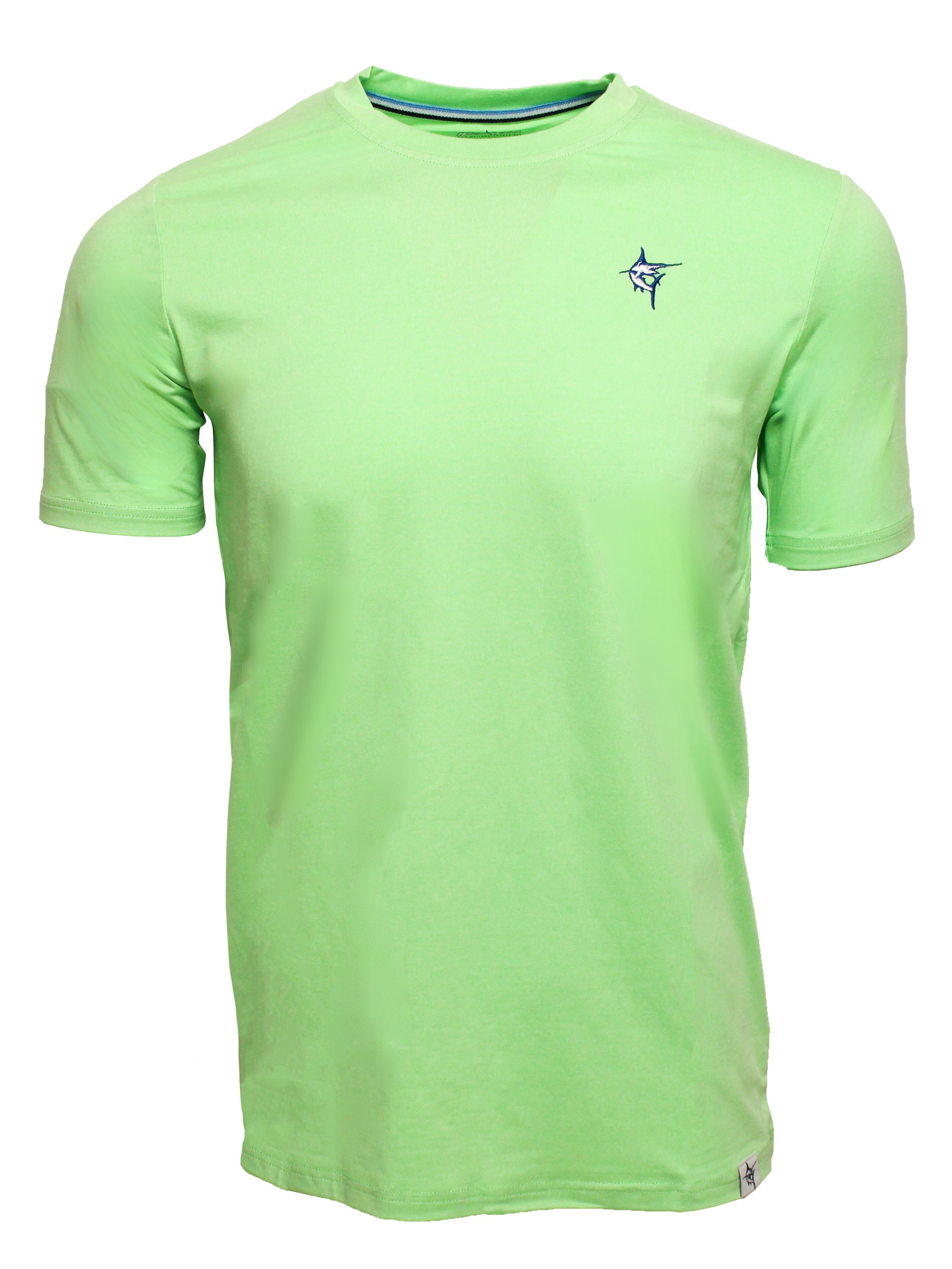 White Water Dockside Performance Tee, Green