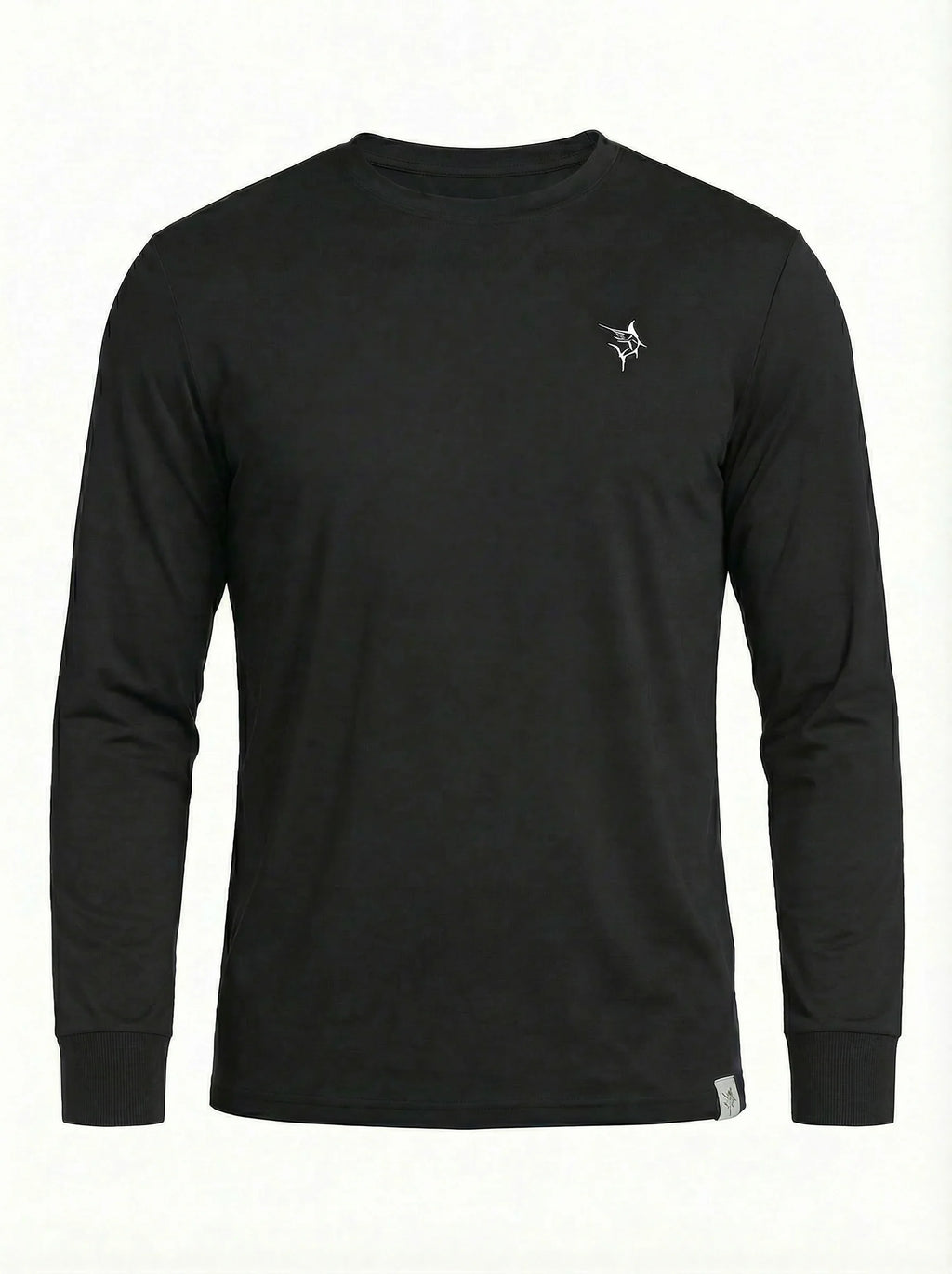 White Water Dockside Performance Long Sleeve, Black