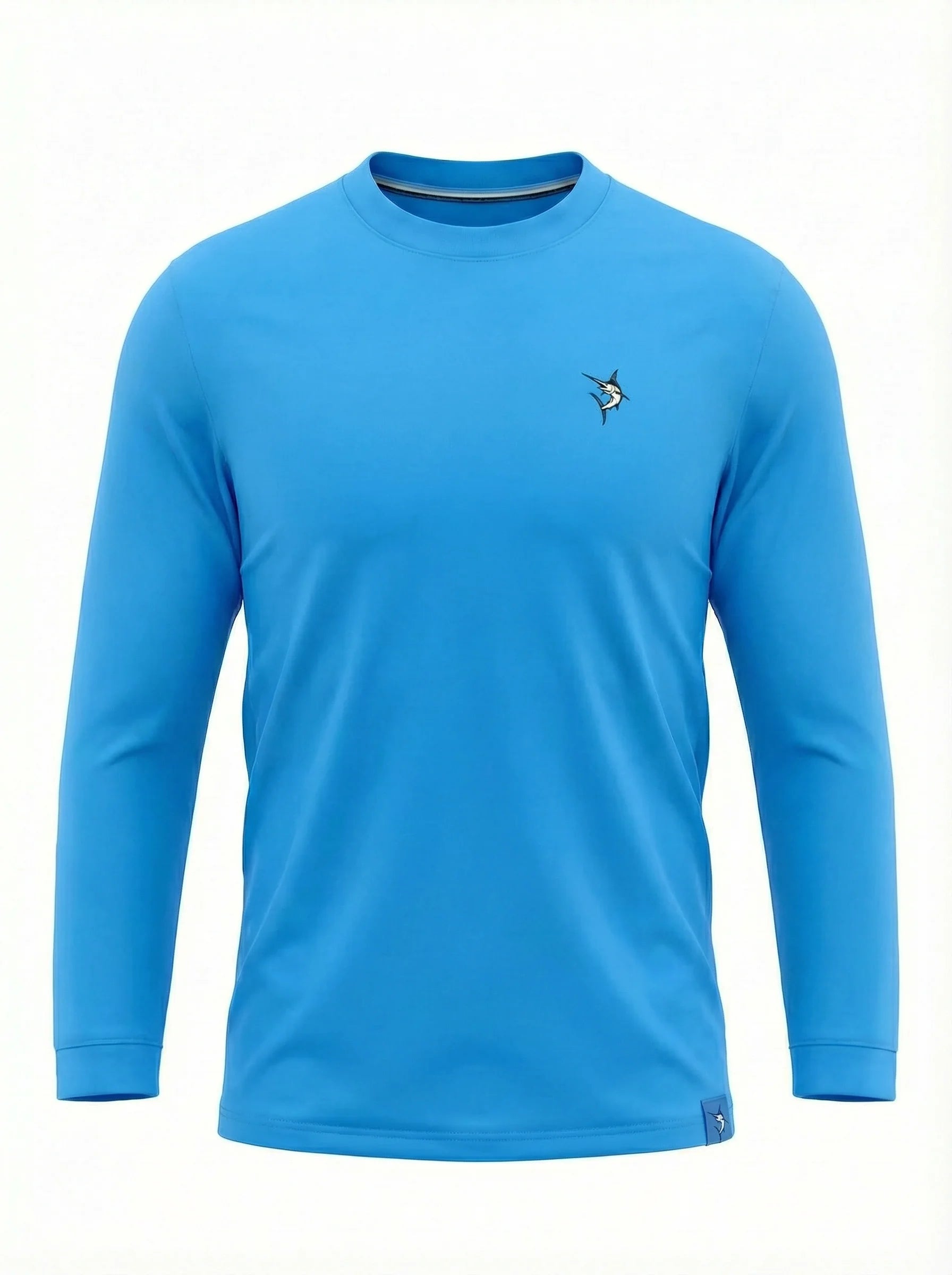 White Water Dockside Performance Long Sleeve, Light Blue