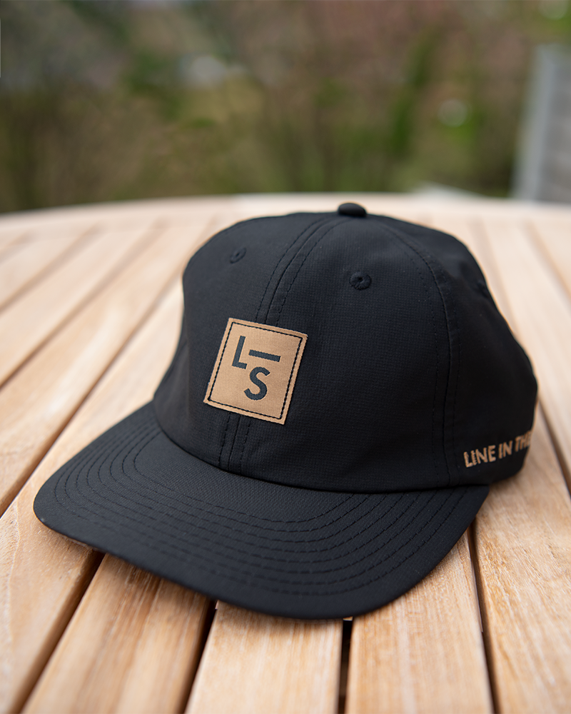 Line In The Sand Black UPF Lite Cap