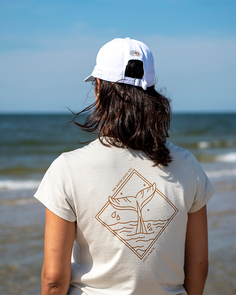 Line In The Sand Whale Love Tee