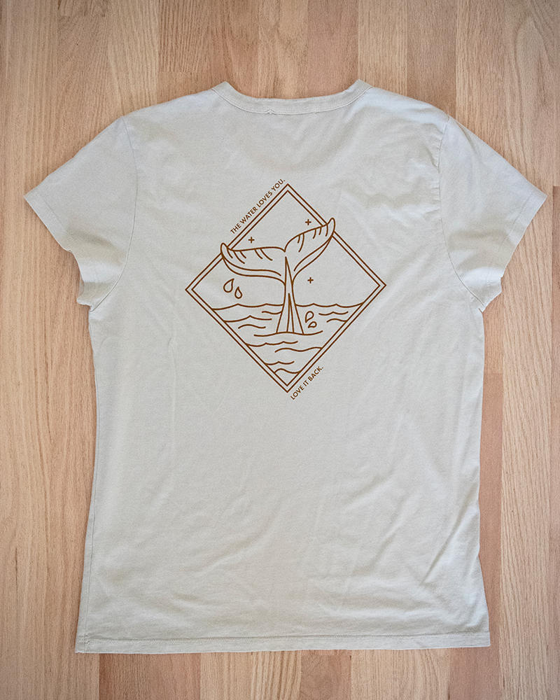 Line In The Sand Whale Love Tee
