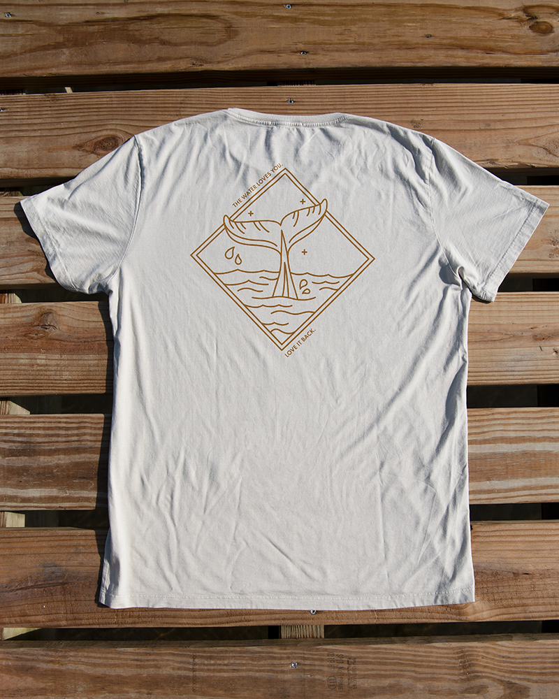 Line In The Sand Unisex Whale Love Tee