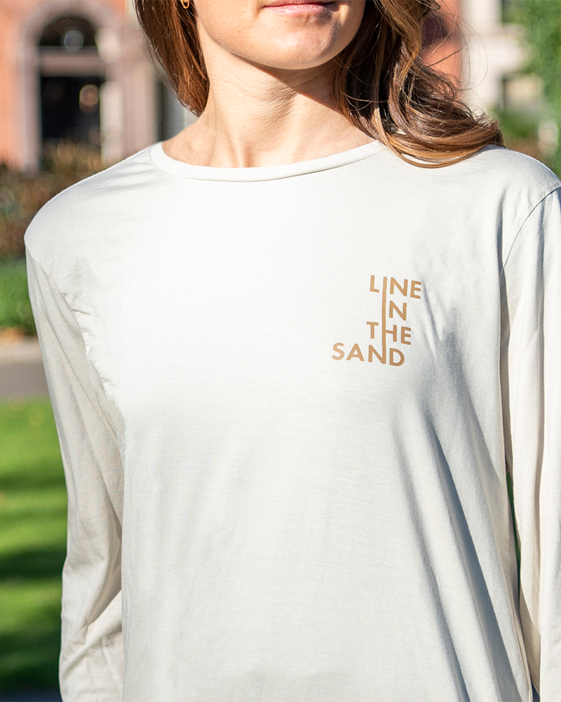Line In The Sand Unisex Wave Longsleeve