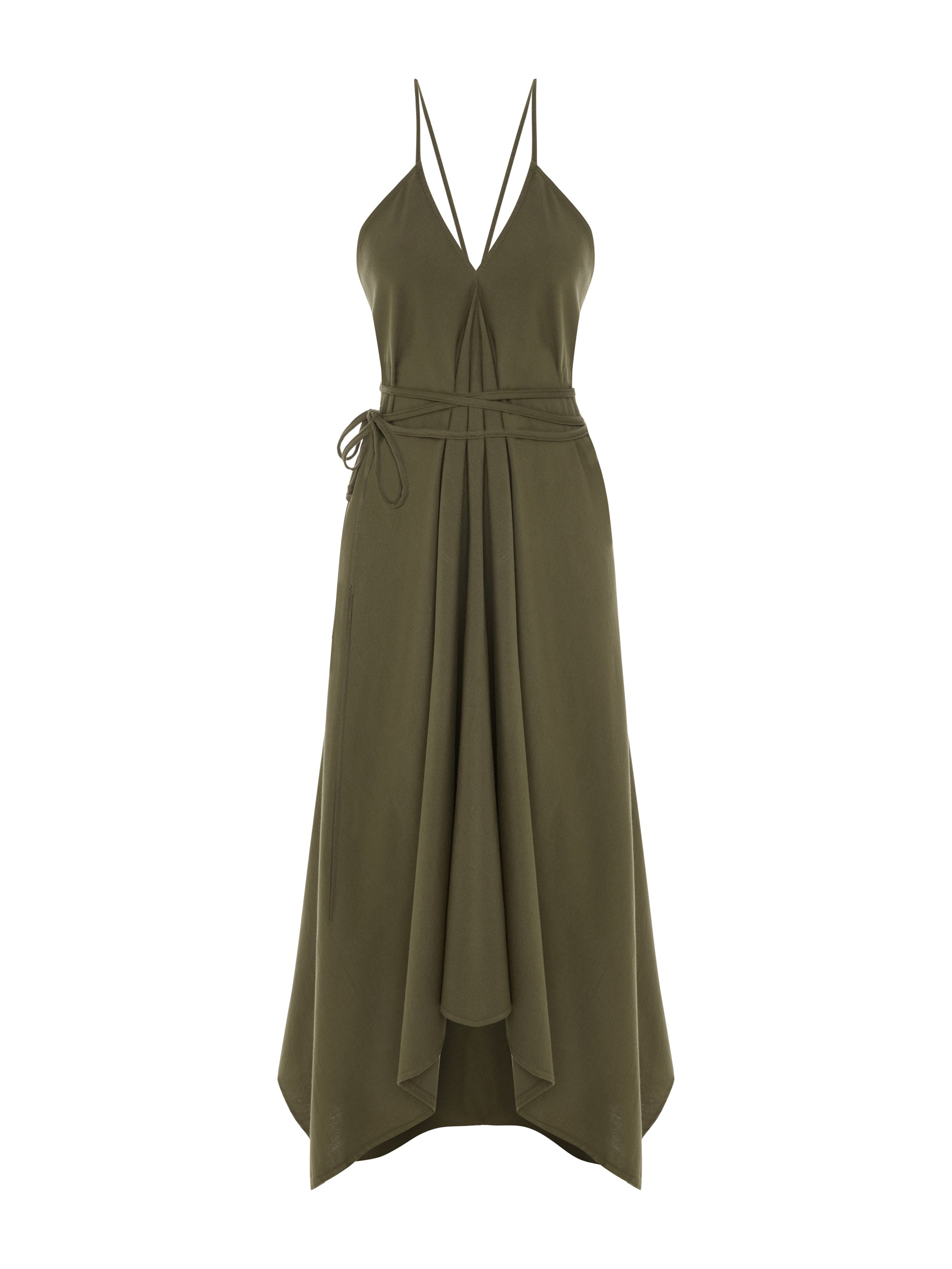 Sage Maxi Dress - Khaki Green