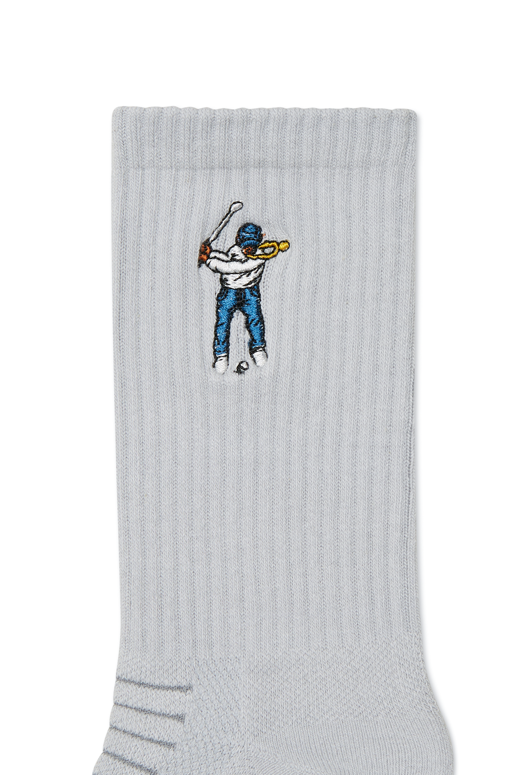 Calf Height Logo Socks Grey