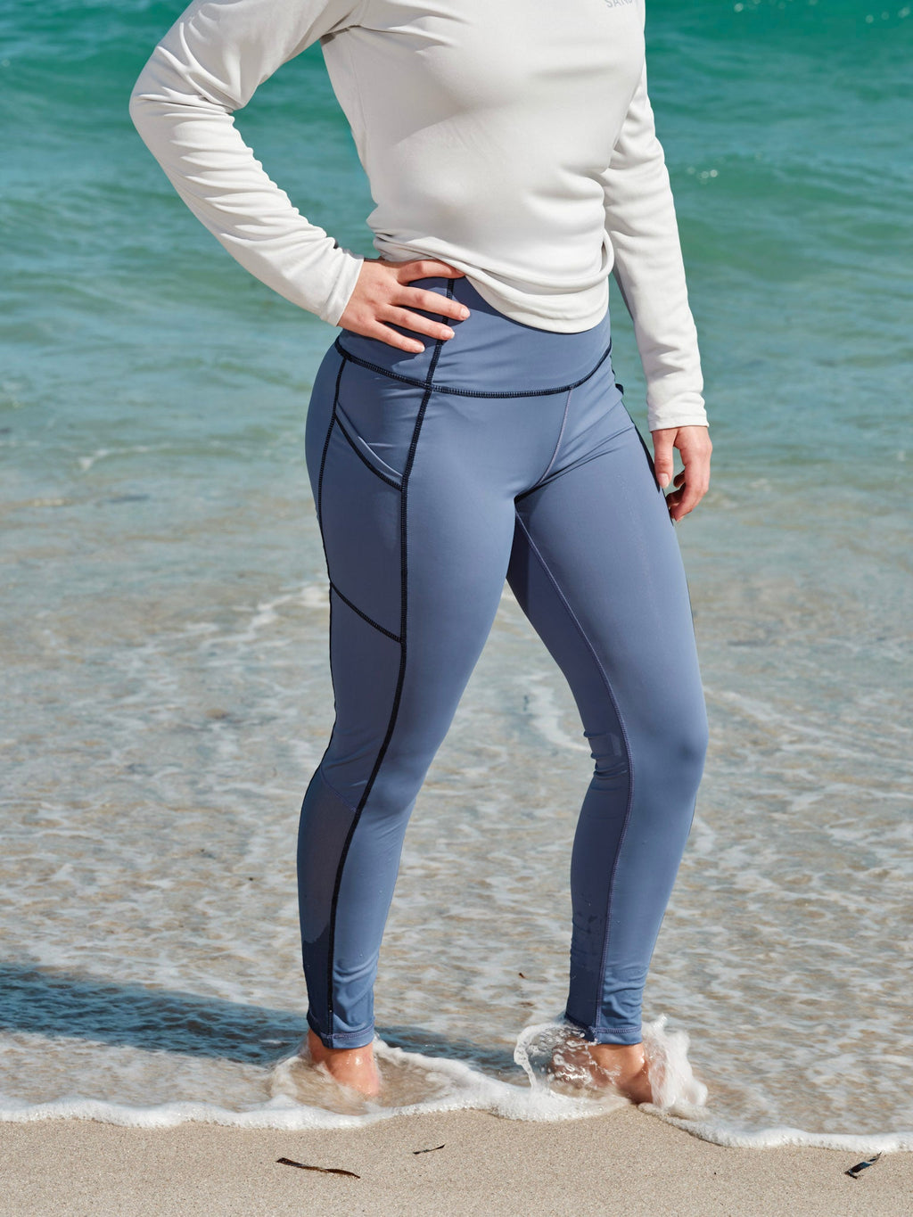 Line In The Sand Dive In Swim Leggings