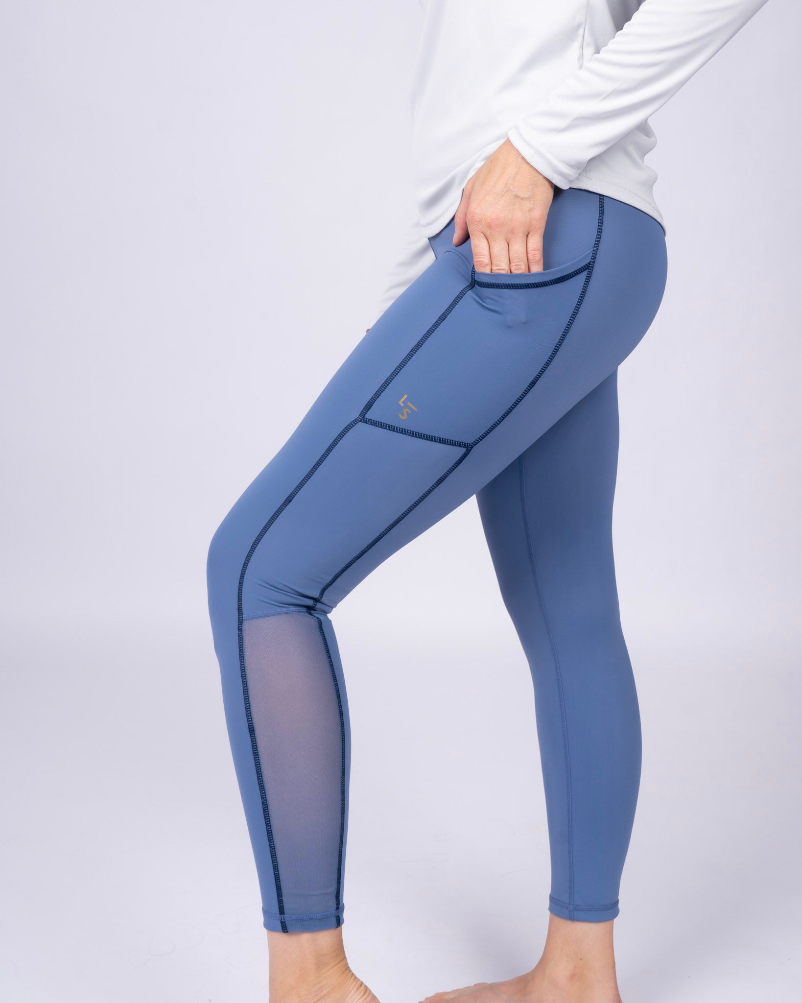 Line In The Sand Dive In Swim Leggings