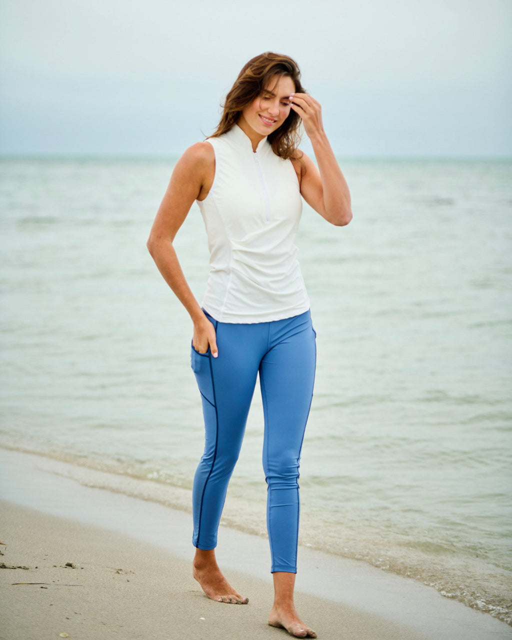 Line In The Sand Dive In Swim Leggings