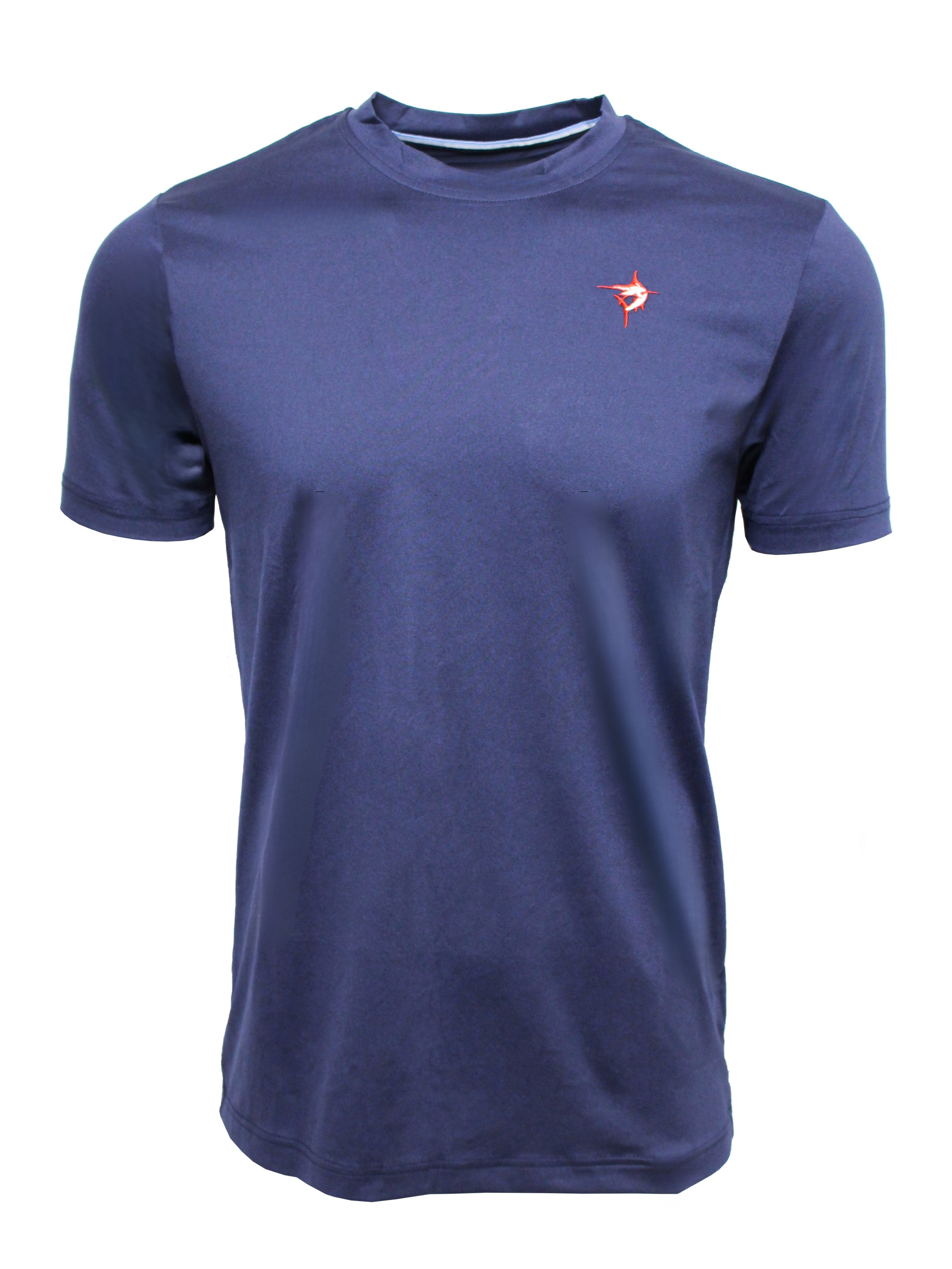White Water Dockside Performance Tee, Slate Blue