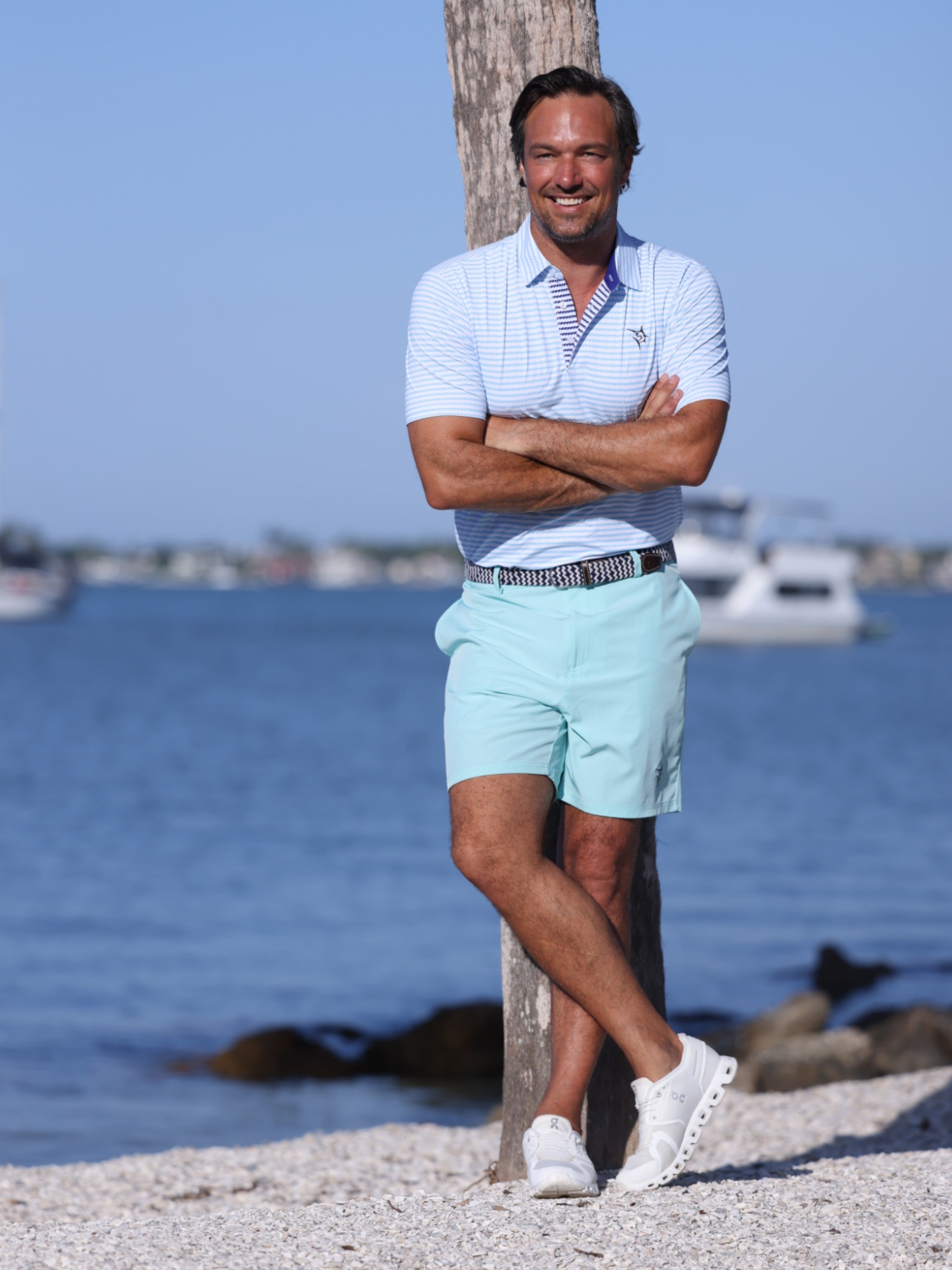 White Water Freeport Shorts, Aqua