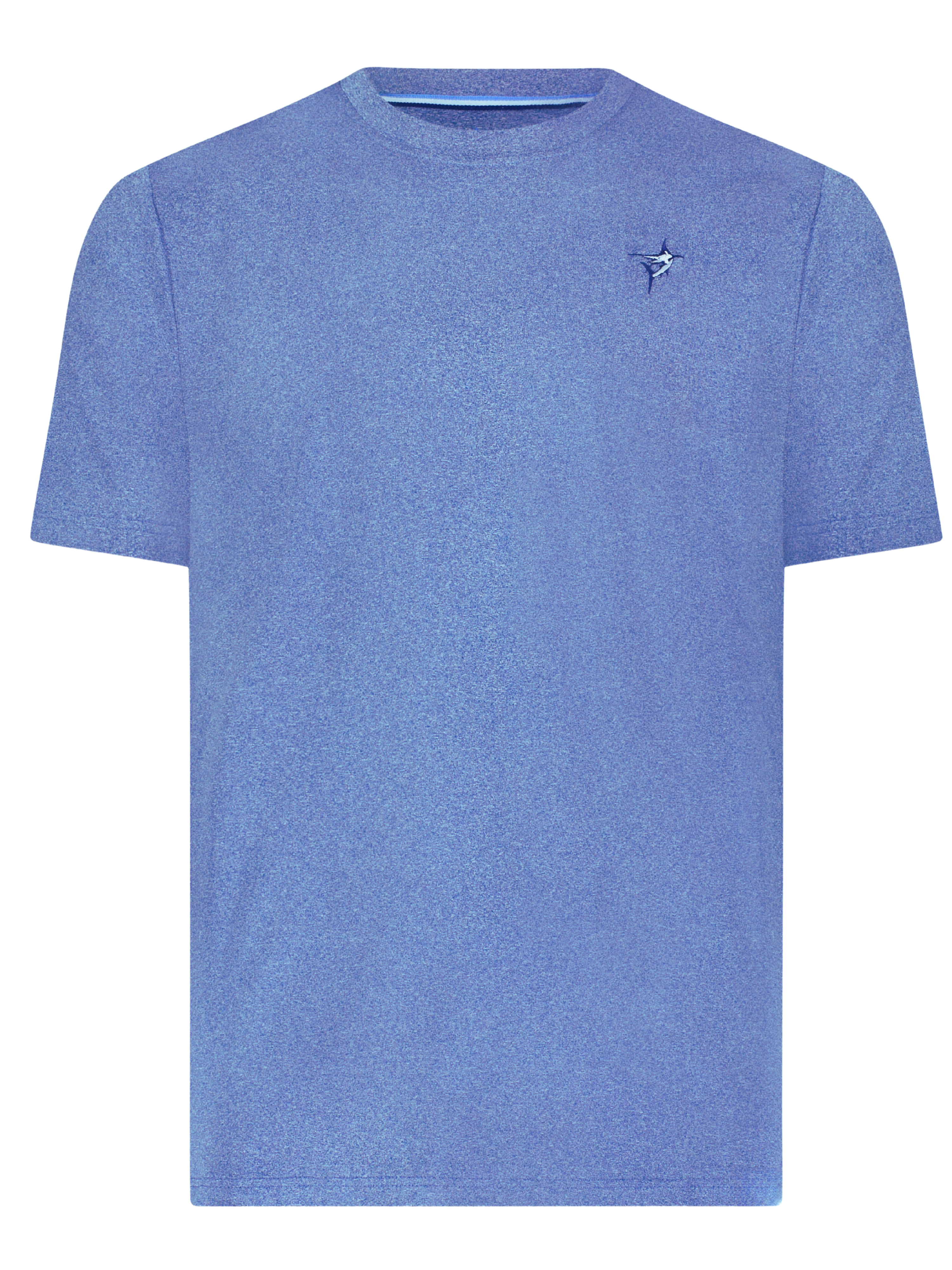 White Water Dockside Performance Tee, Steel Blue