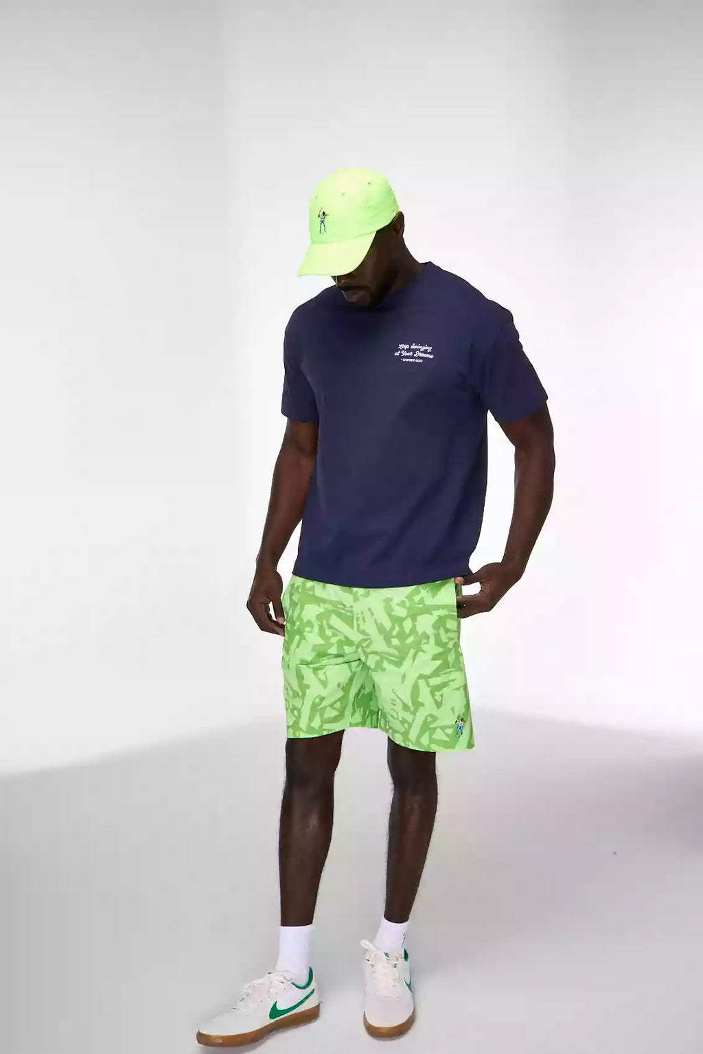 Shatter Print Crossover Short