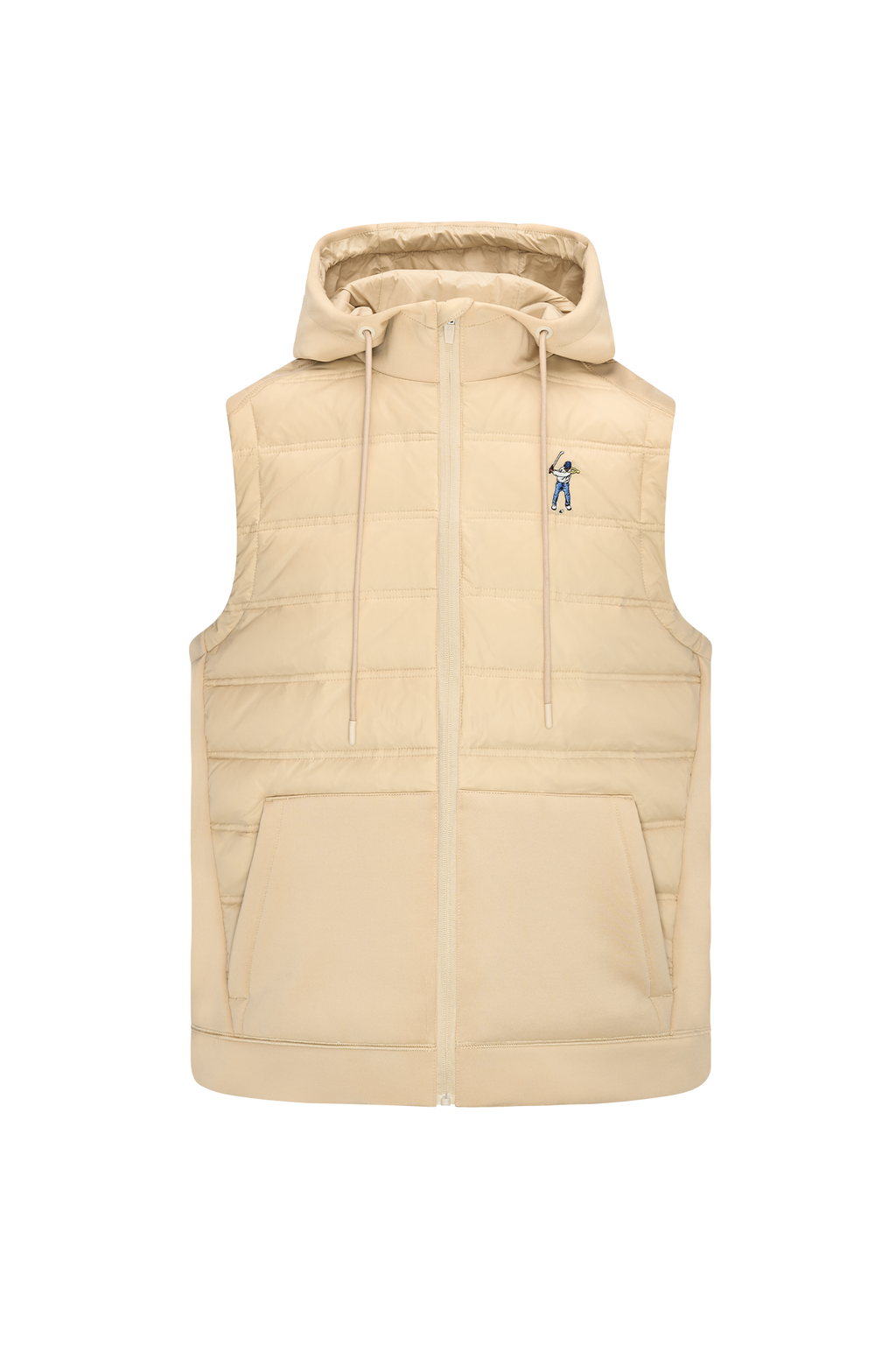 Quilted Vest Hoodie