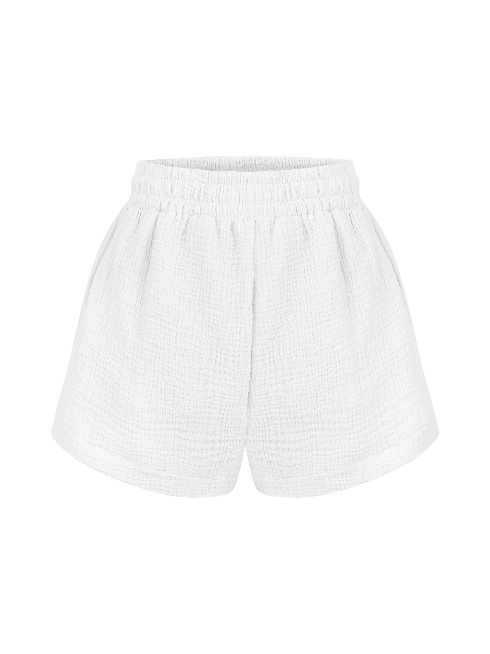 The Handloom Echo Boy Short White