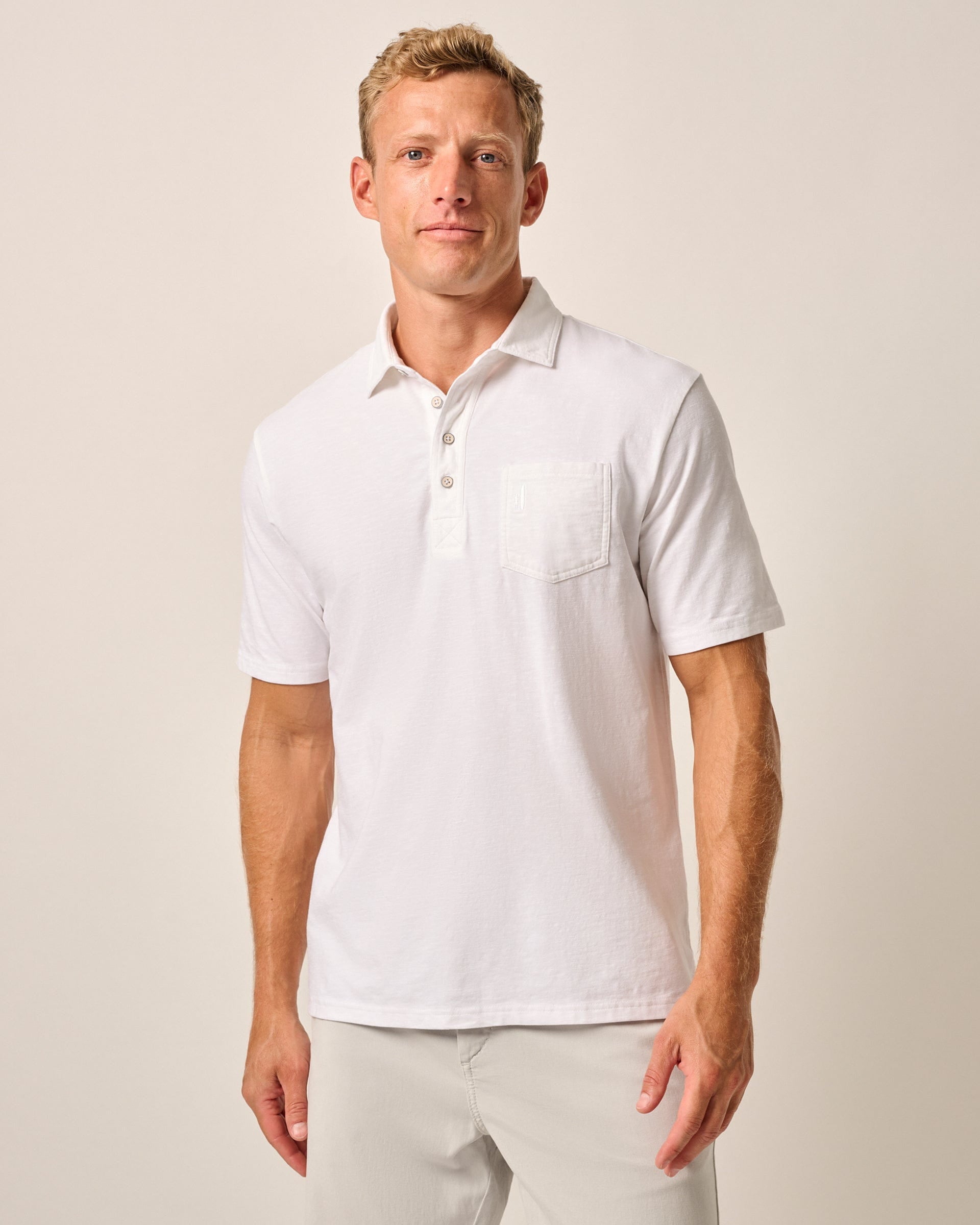 Johnnie-O Original 4-Button Polo - Coastal Wash