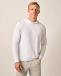 Johnnie-O Talon Featherweight Performance Hoodie, White