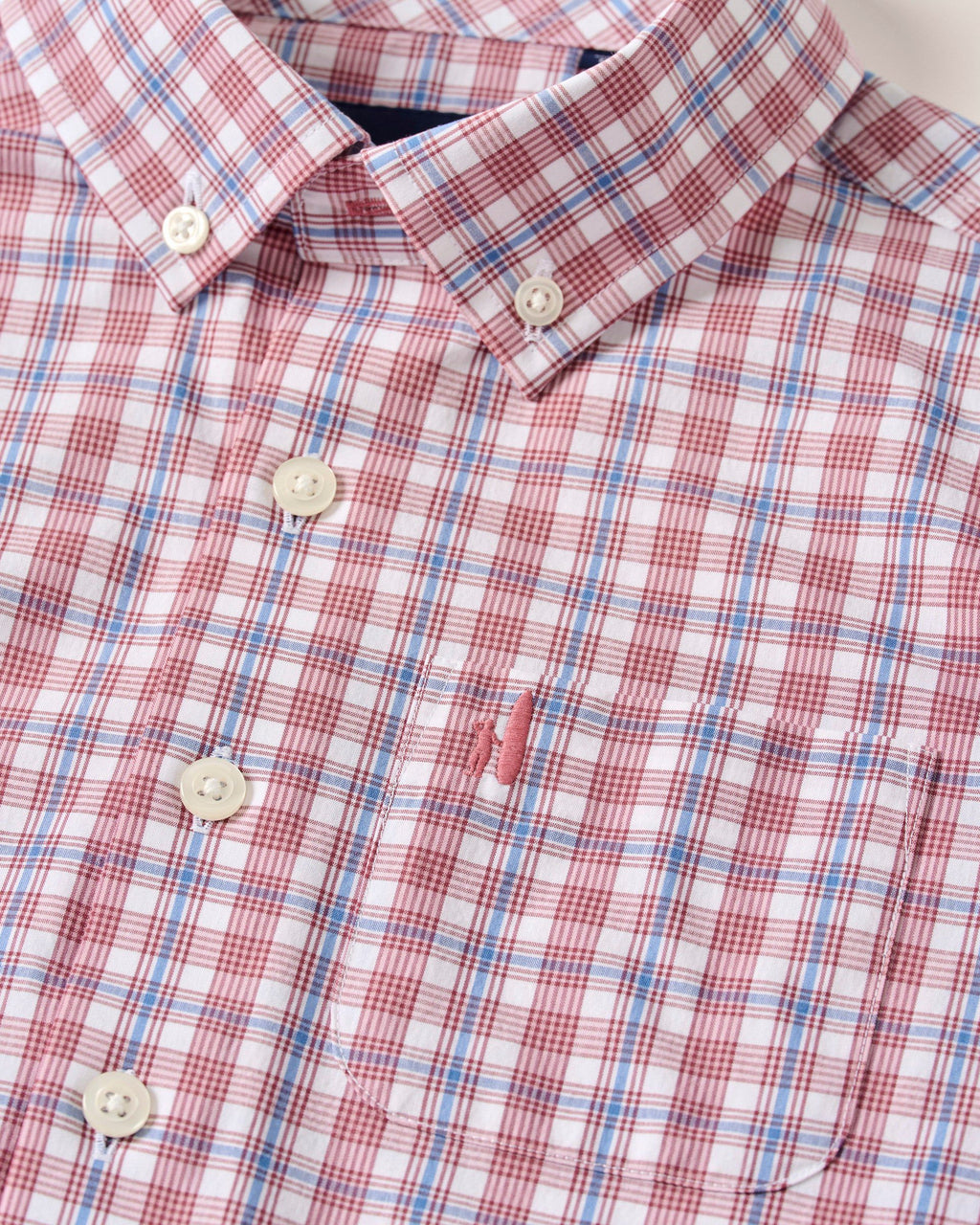 Johnnie-O Everyday Performance Jr. Button Down Shirt - Brantley, Malibu Red