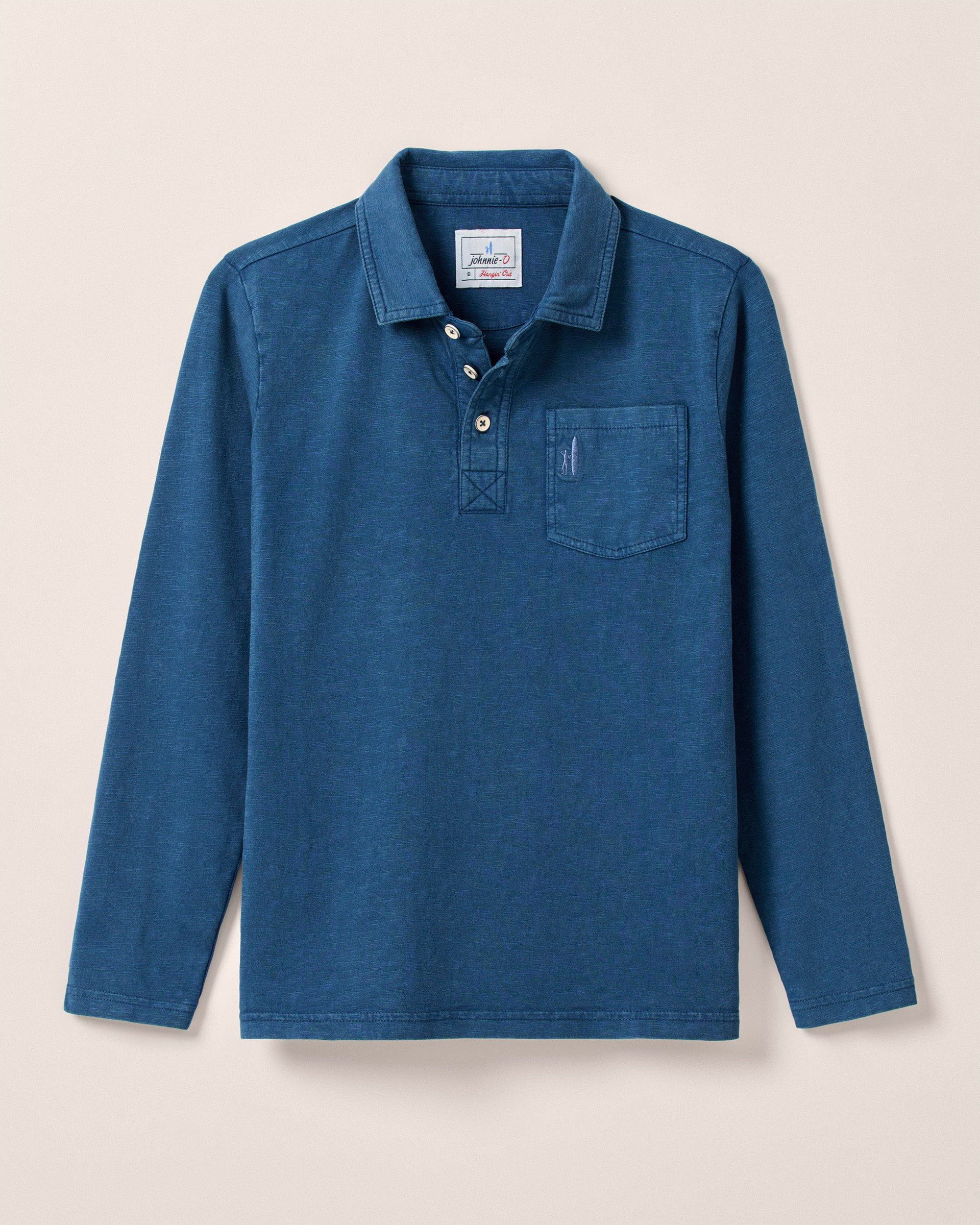 Johnnie-O Coastal Wash Jr. Long Sleeve